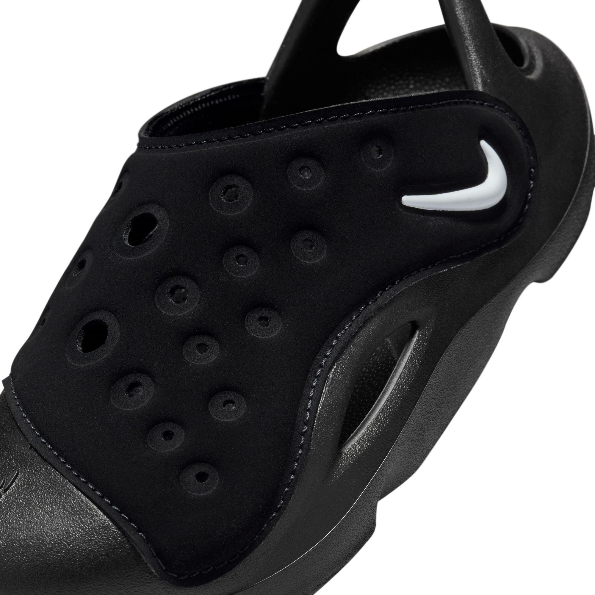 Blk/Wht-Anthra - Nike - Nike Aqua Swoosh Infants Sandals - 7