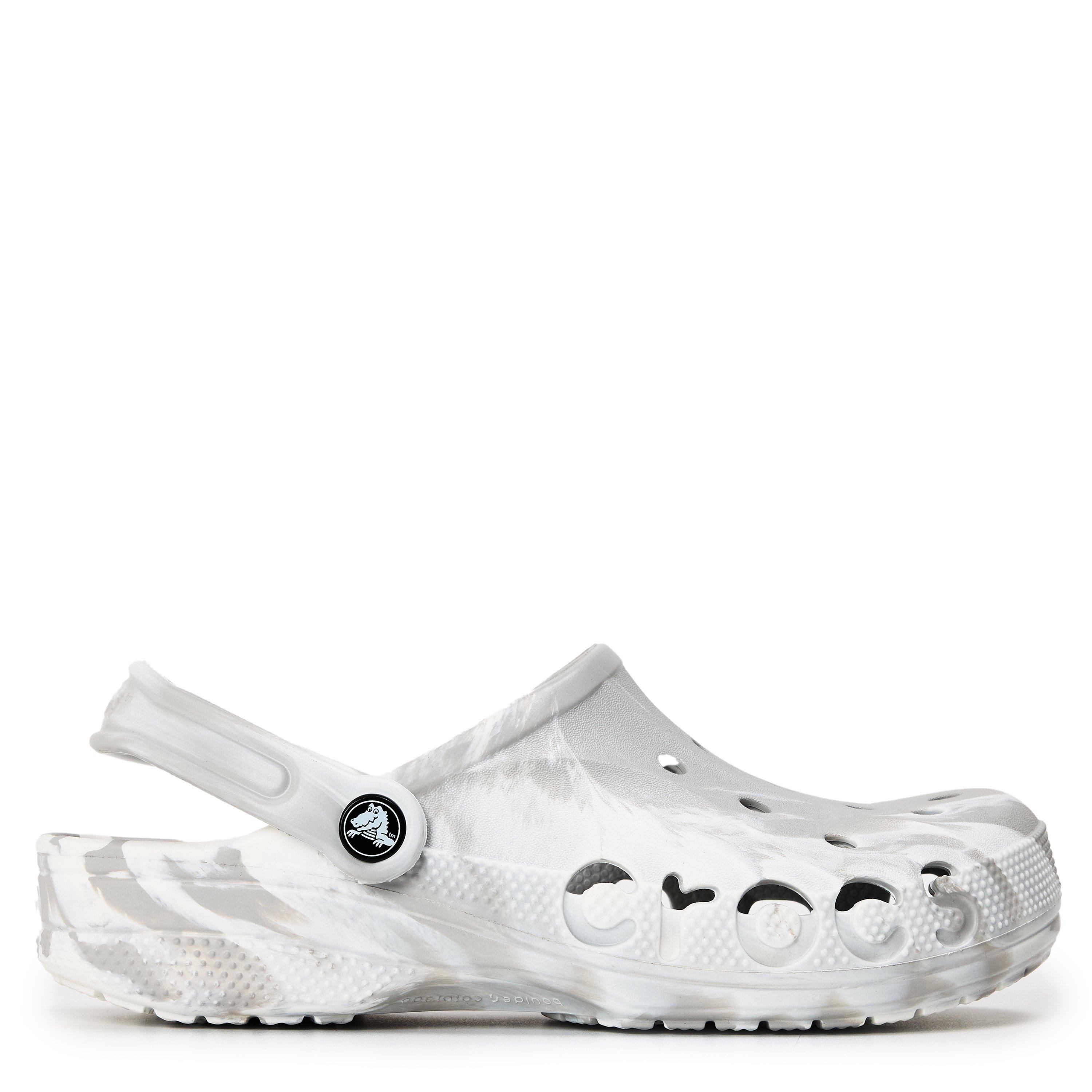 White Marble - Crocs - Baya Clog Womens - 1