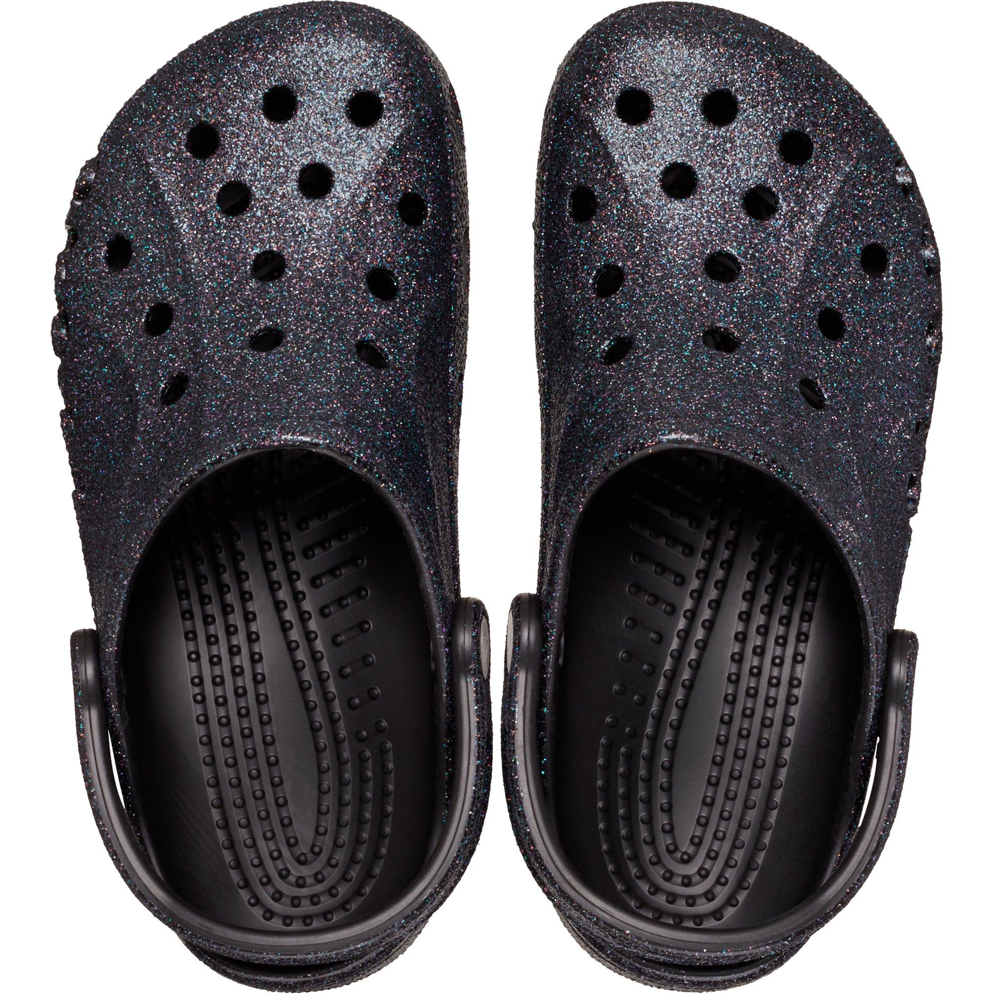 Zwart Glitter - Crocs - Baya Clog Womens - 4