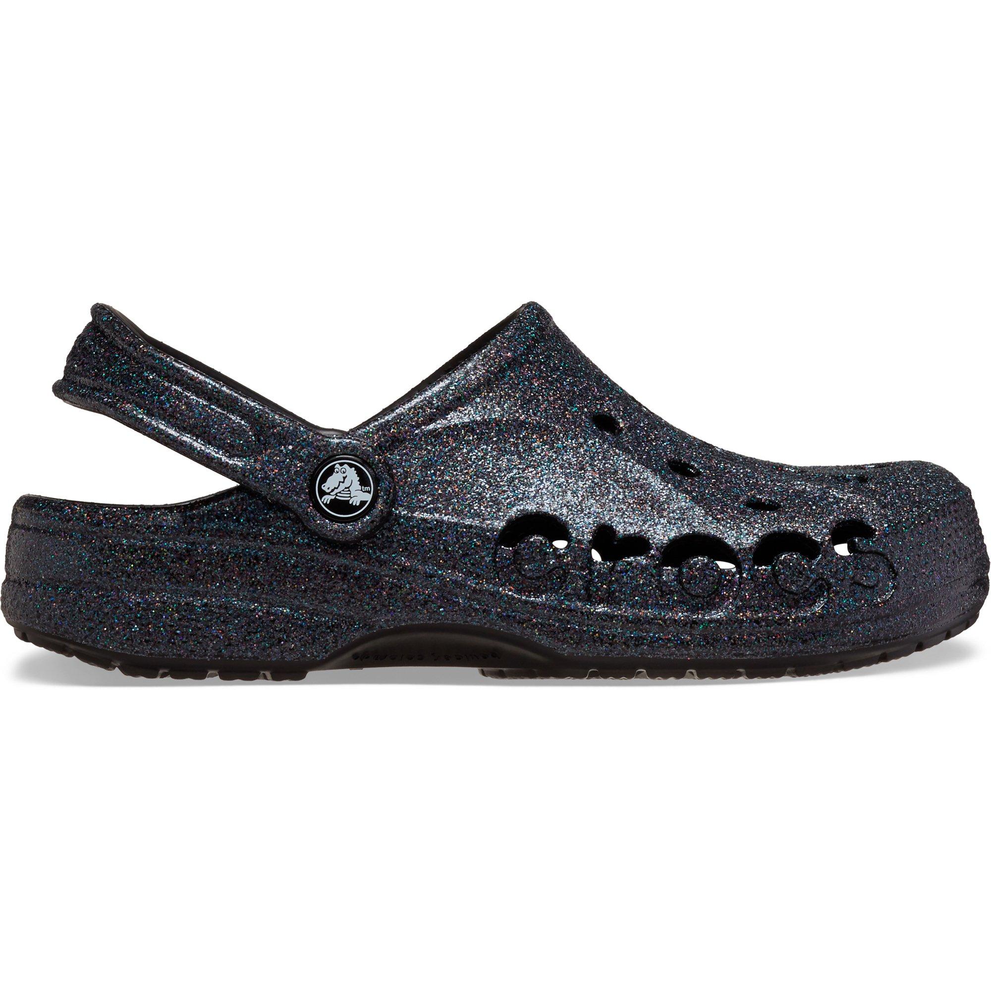 Zwart Glitter - Crocs - Baya Clog Womens - 6