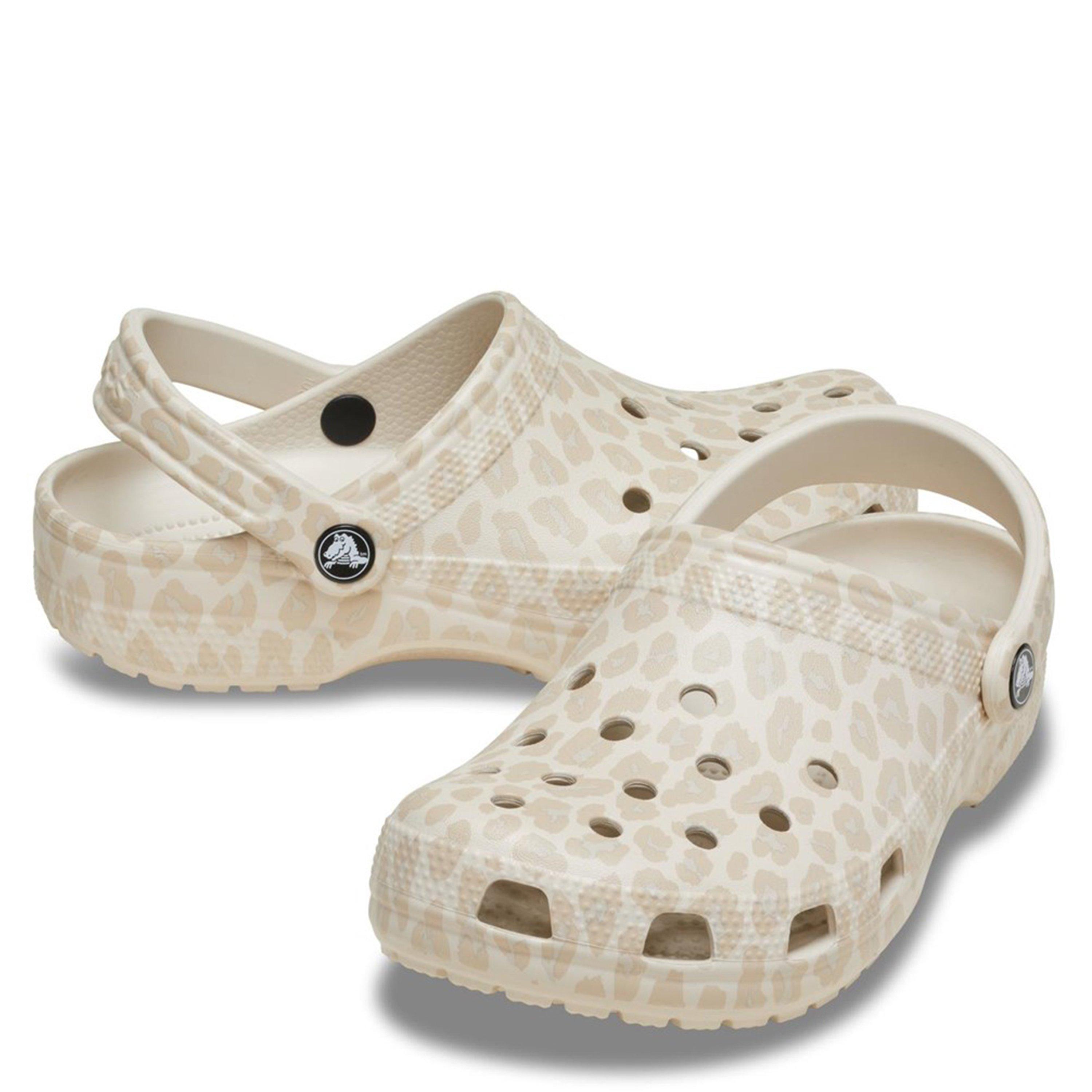 Almond Leopard - Crocs - Womens Classic Clogs - 2