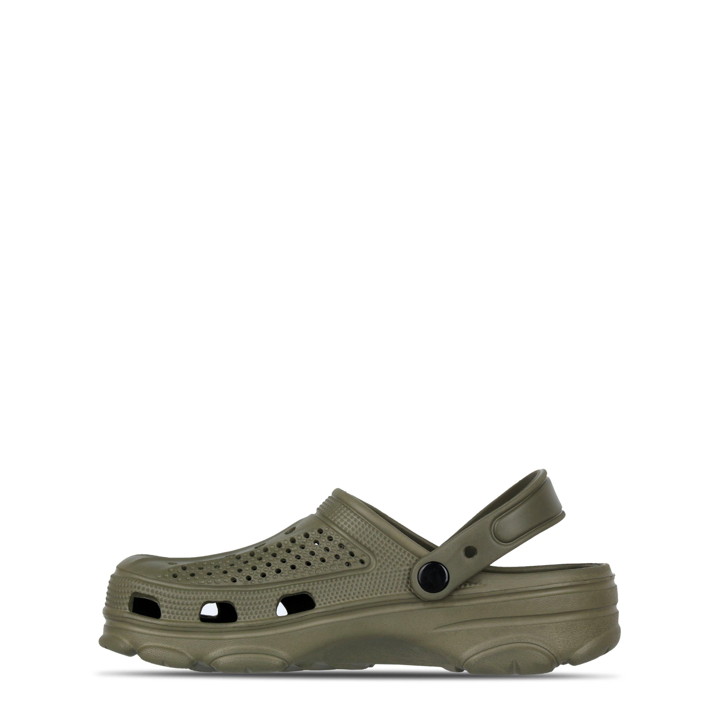 Khaki - Fabric - Fabric Cloggs Womens - 2