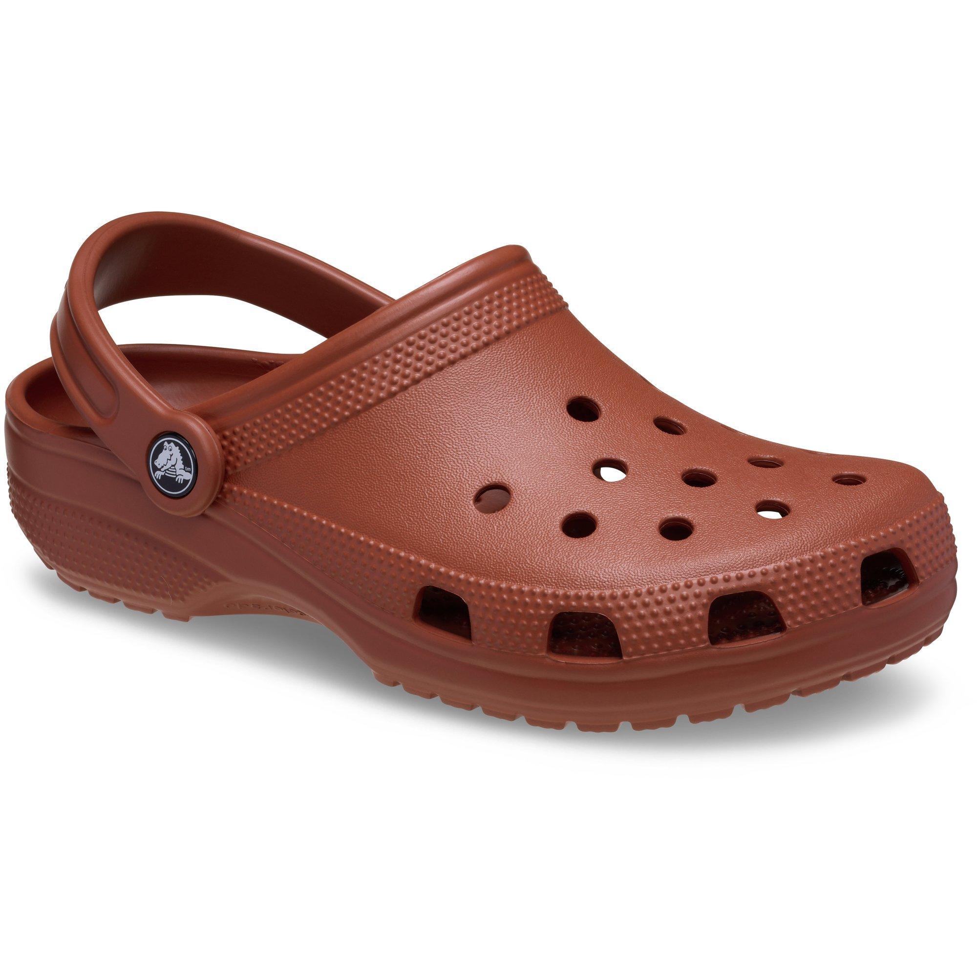 Rust - Crocs - Classic Cloggs Mens - 6