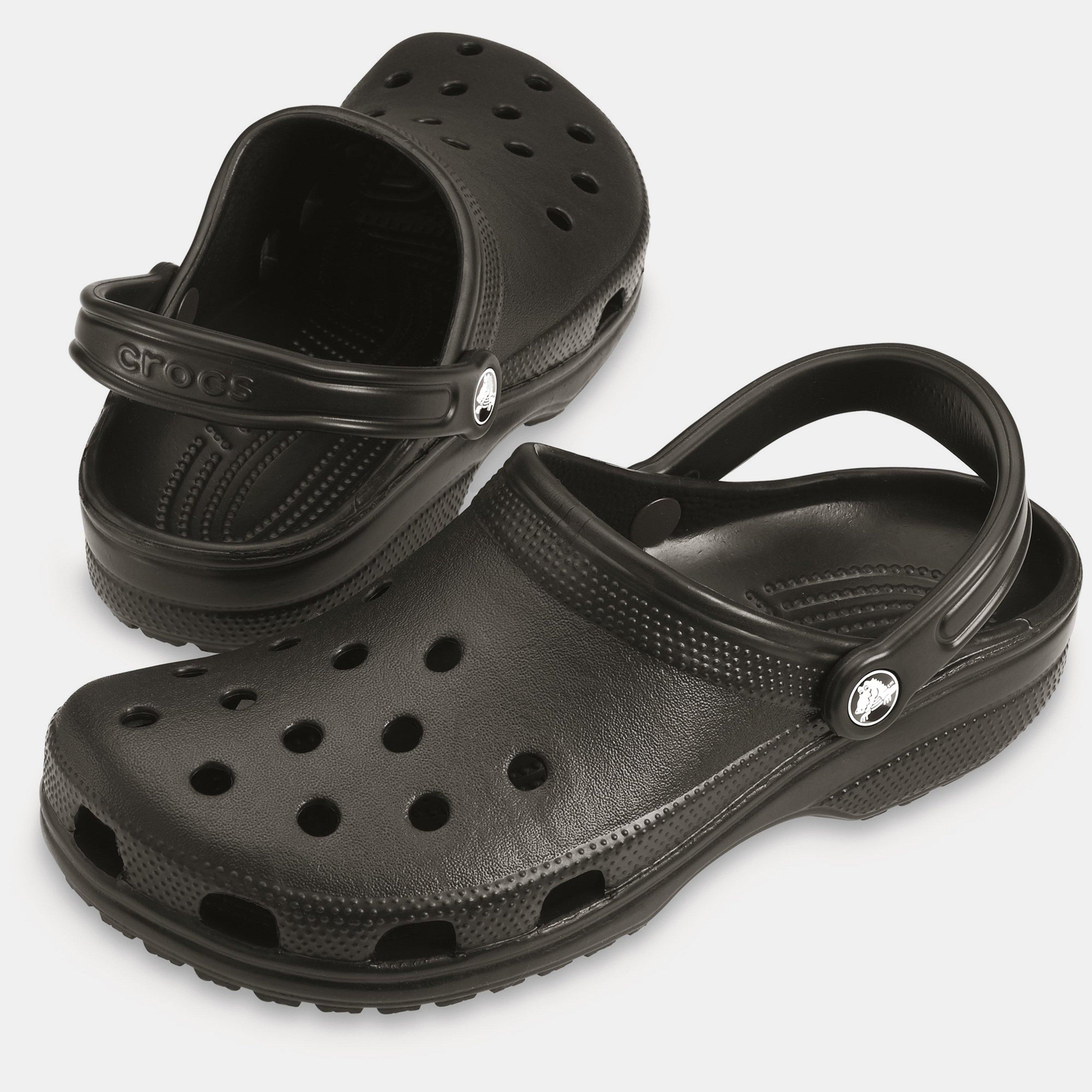 Black 001 - Crocs - Crocs Classic Clog Womens - 6