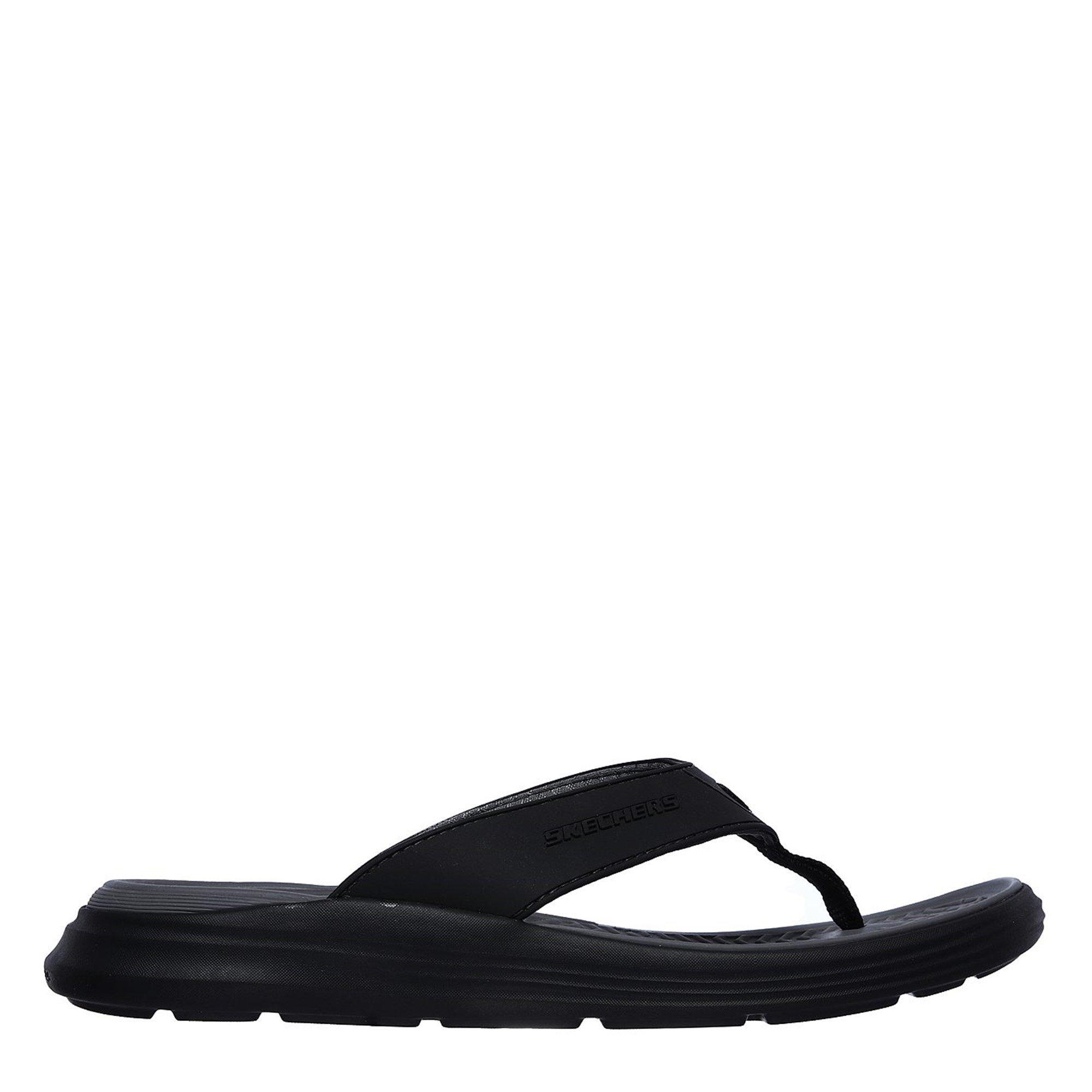 Black - Skechers - Sargo - Sunview Flip Flops Mens - 1