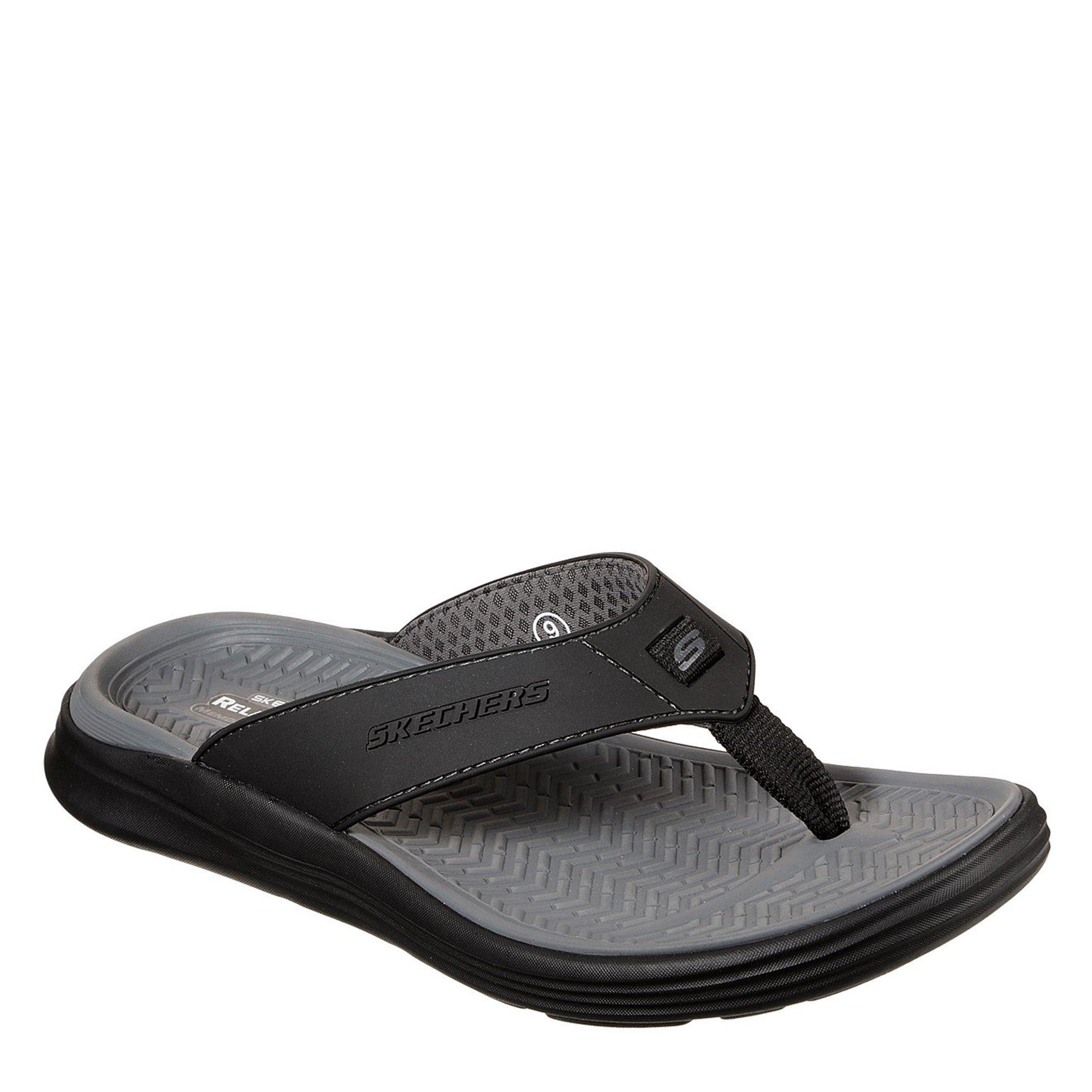 Black - Skechers - Sargo - Sunview Flip Flops Mens - 2