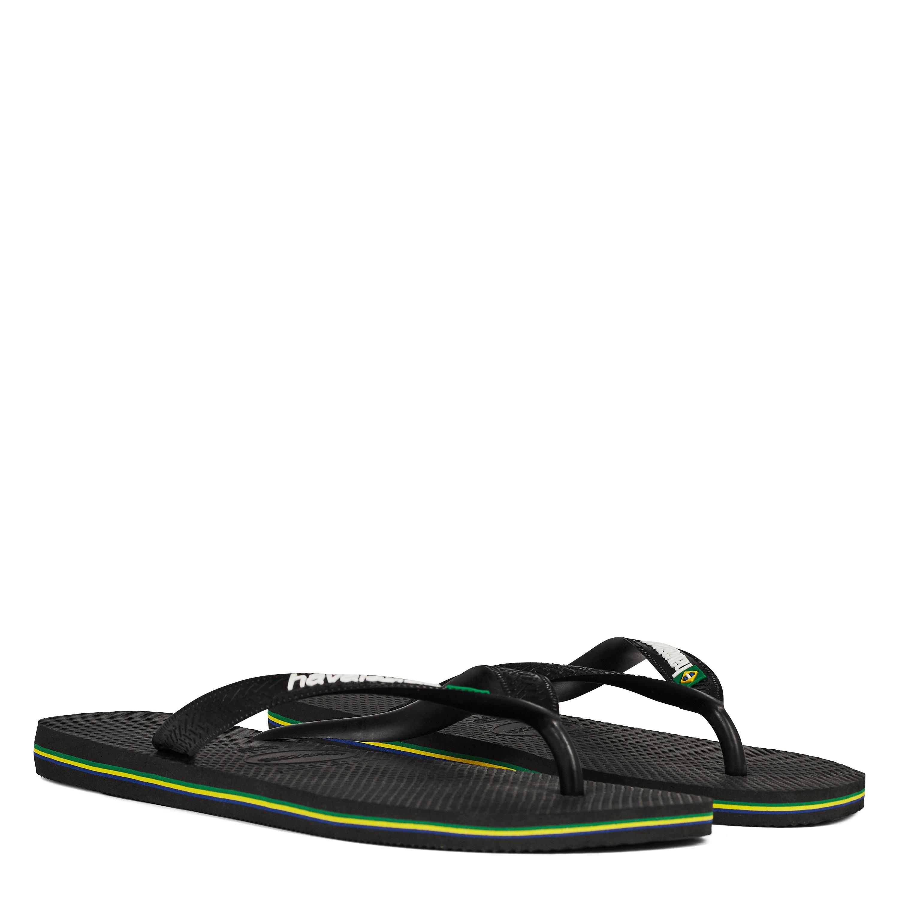 BLACK/BLACK - Havaianas - HAV. BRASIL LOGO BLACK/BLACK 41/42 - 3