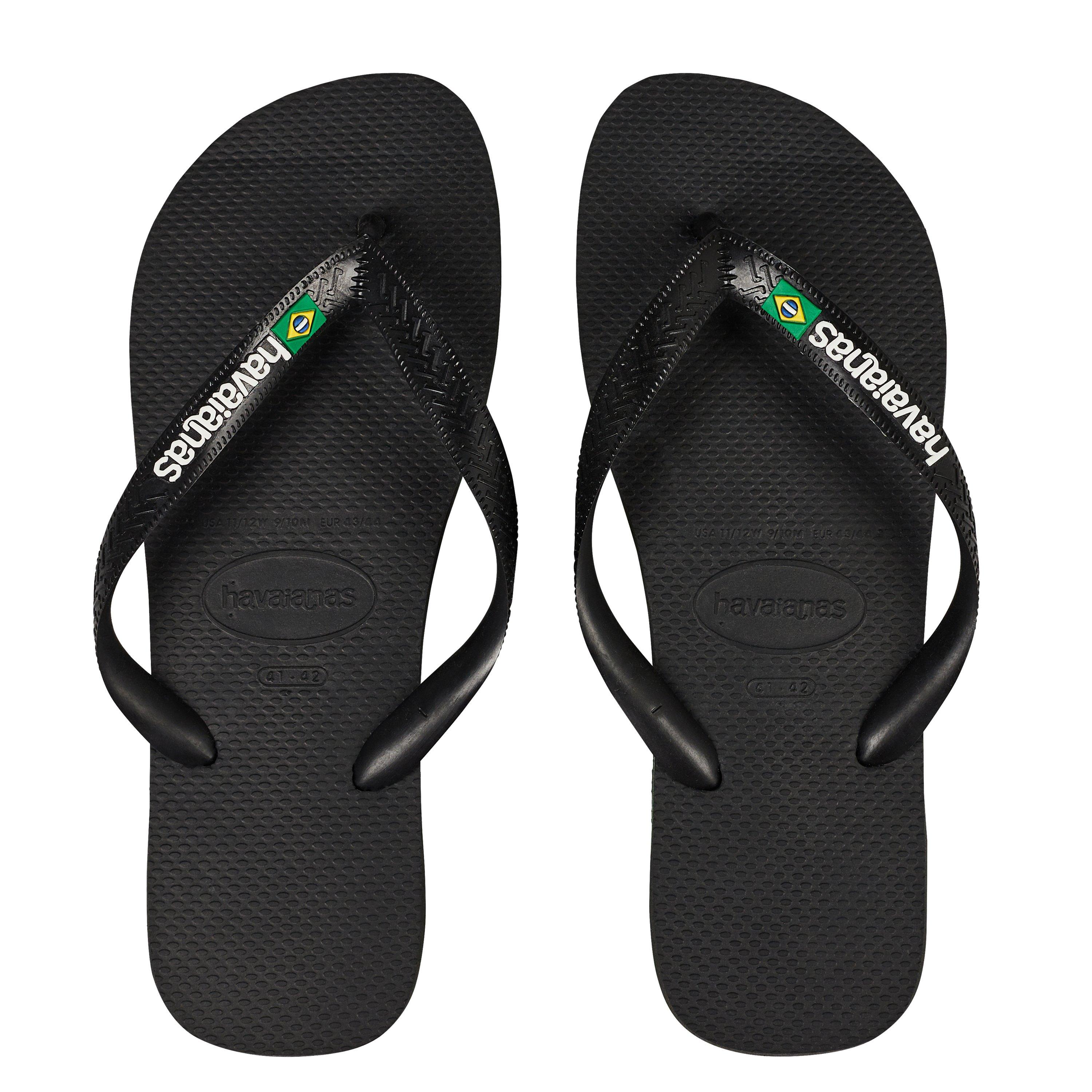 BLACK/BLACK - Havaianas - HAV. BRASIL LOGO BLACK/BLACK 41/42 - 5