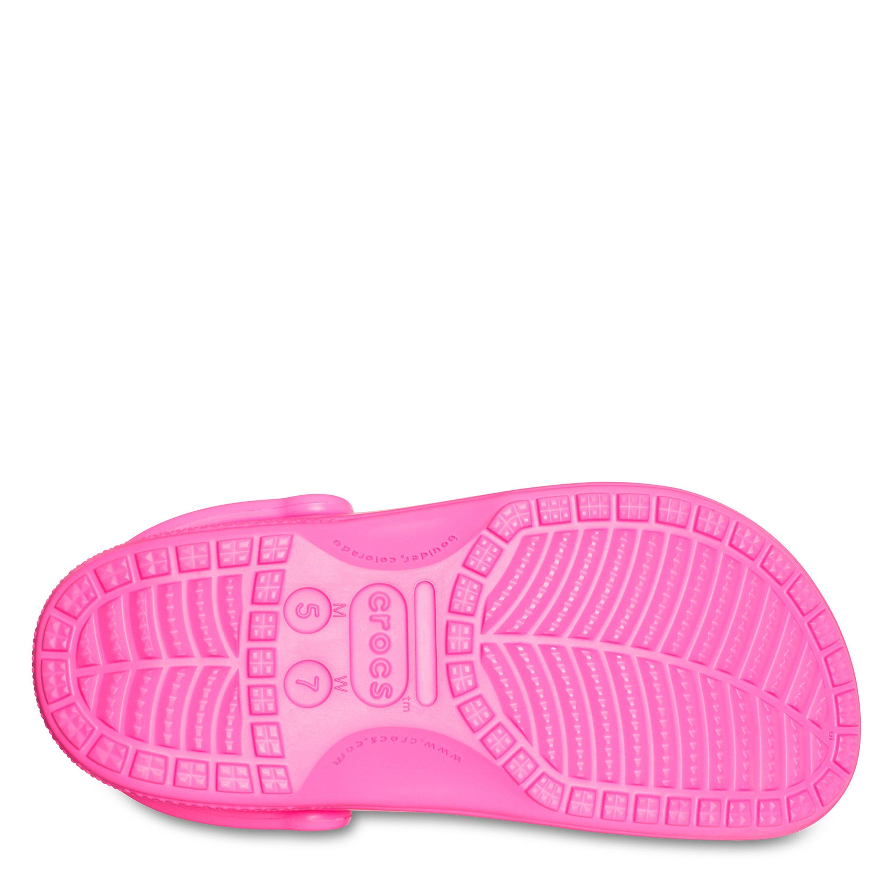 Electric Pink - Crocs - Baya Clogs Womens - 6