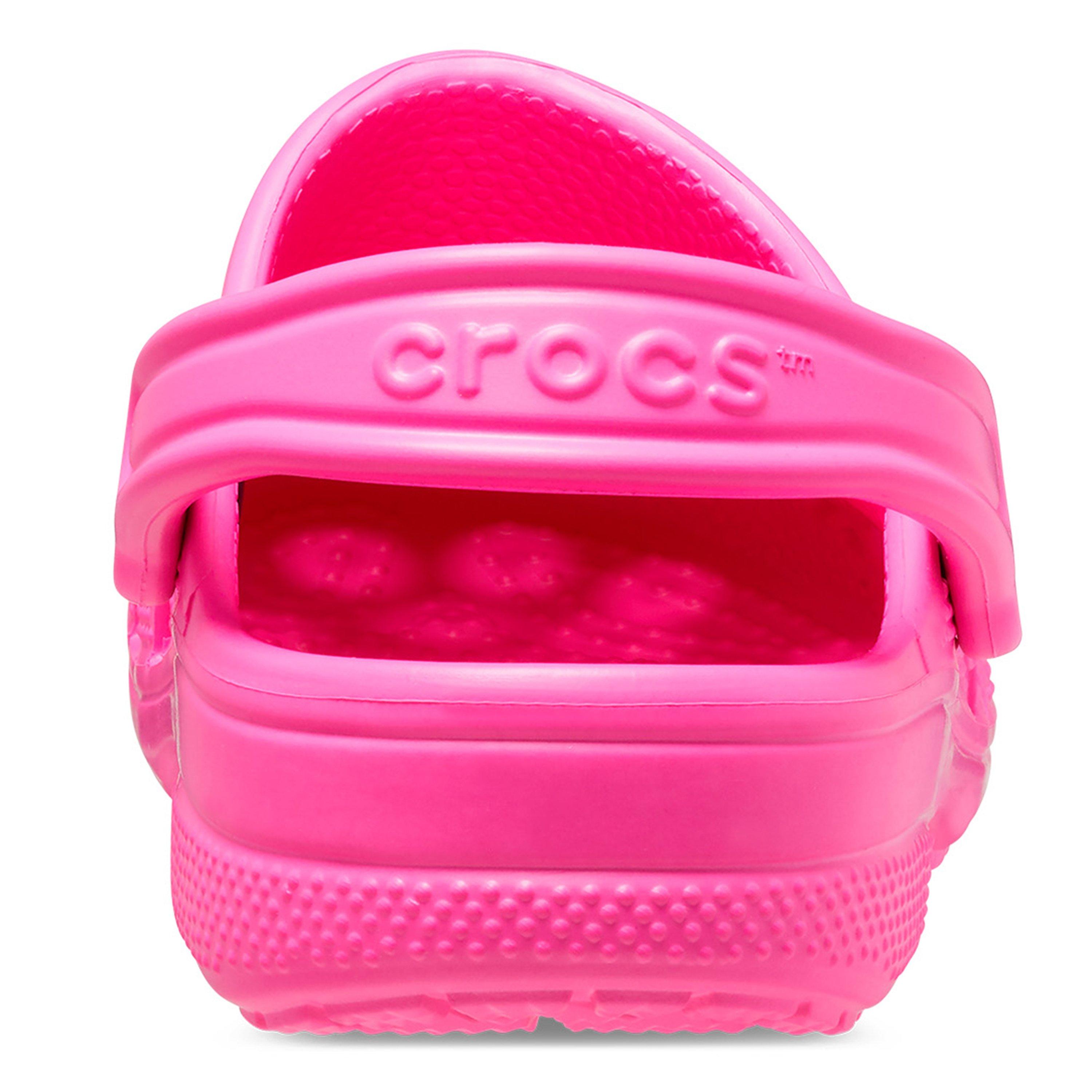 Electric Pink - Crocs - Baya Clogs Womens - 7