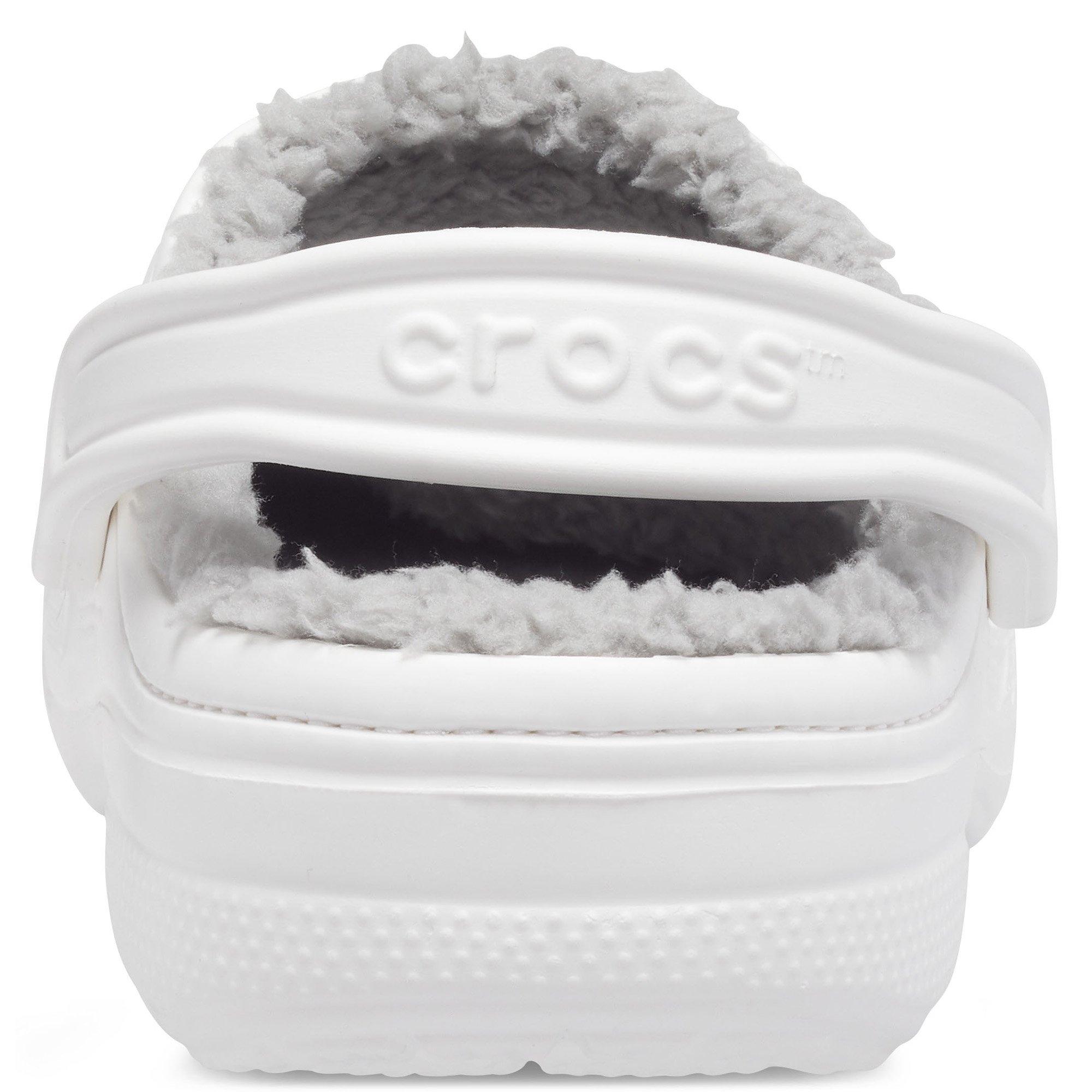 White/Grey - Crocs - Baya Lined Clog Womens - 6