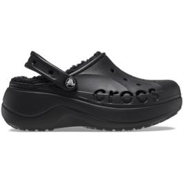 Crocs Classic Lined Platform Clogs Womens