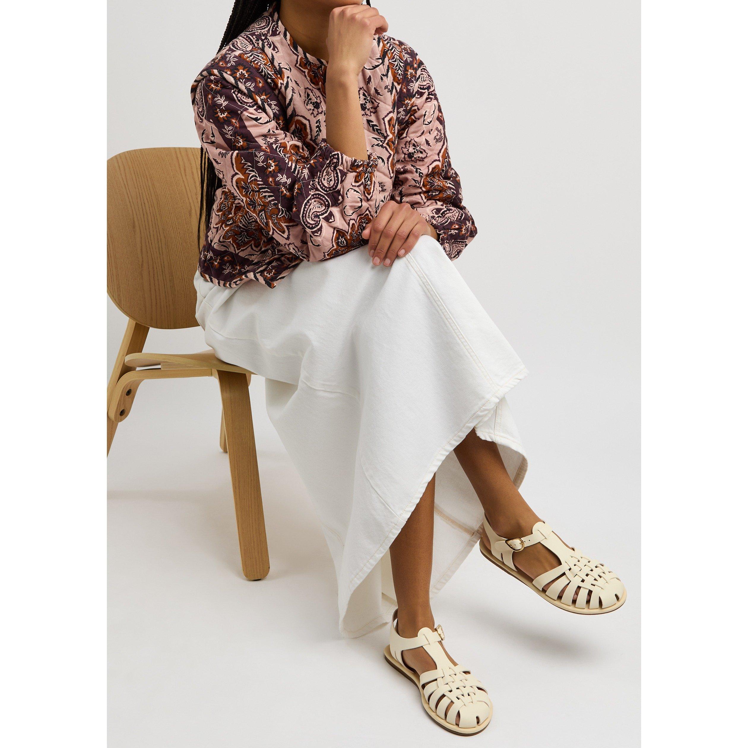 OFF WHITE - Ancient Greek Sandals - KARINA FISHERMAN SANDAL - 3