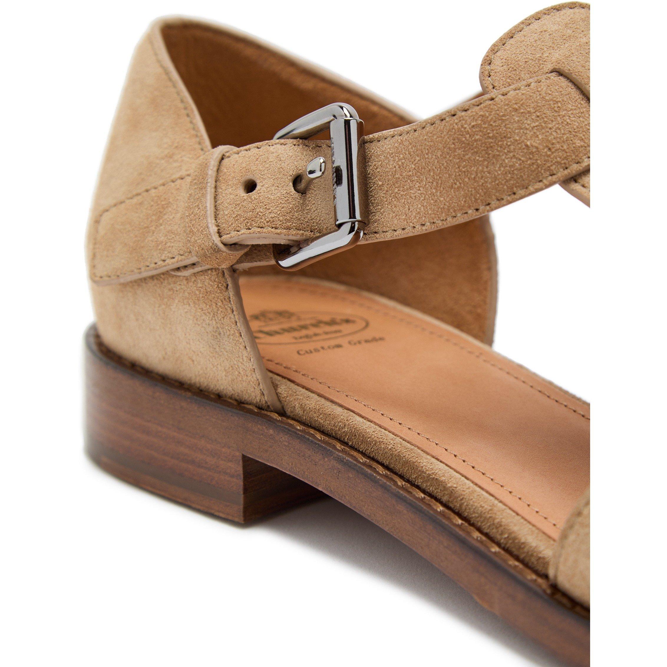 CREAM - Churchs - Women's Kelsey Suede Fisherman Sandals - 4