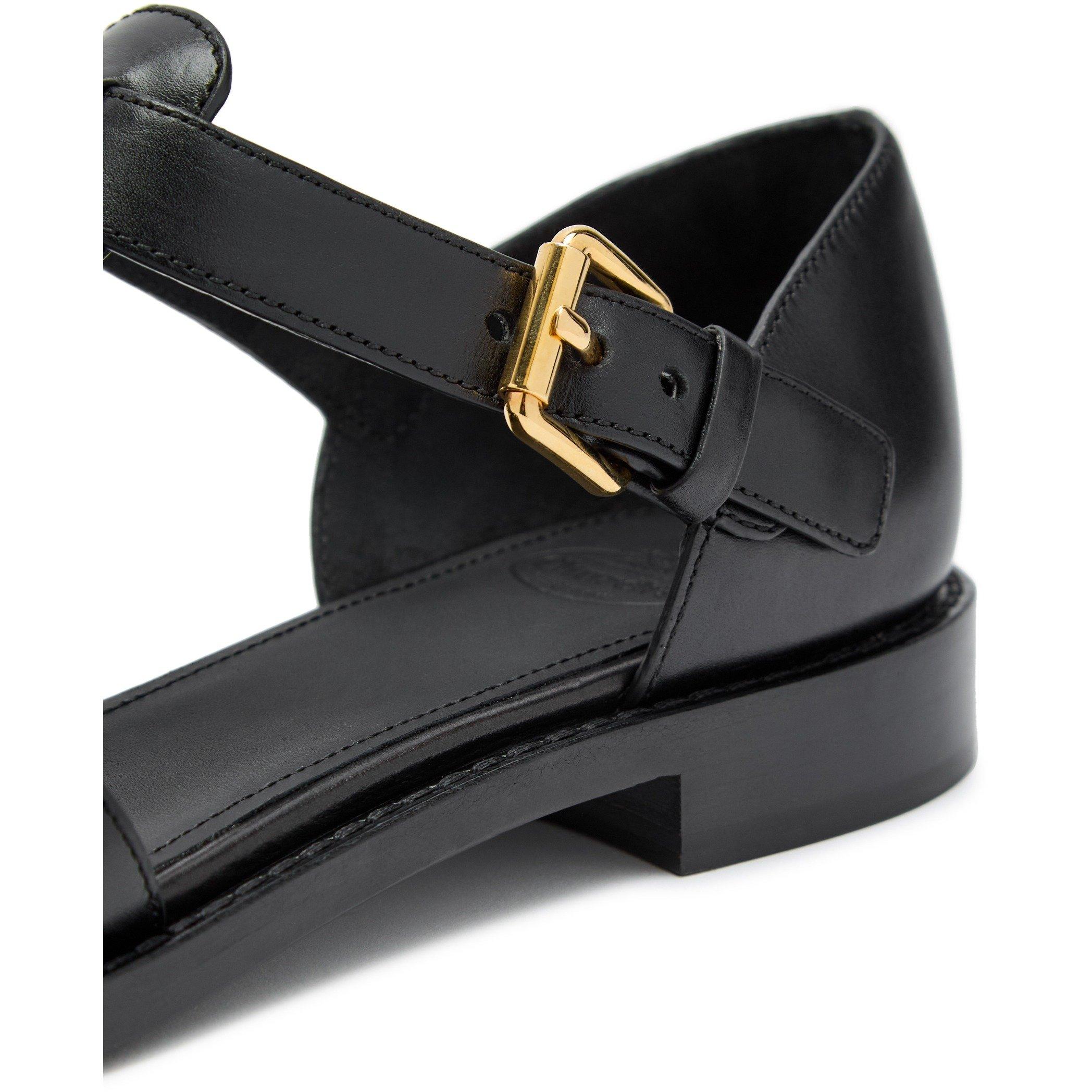 BLACK - Churchs - Women's Kelsey Leather Fisherman Sandals - 4