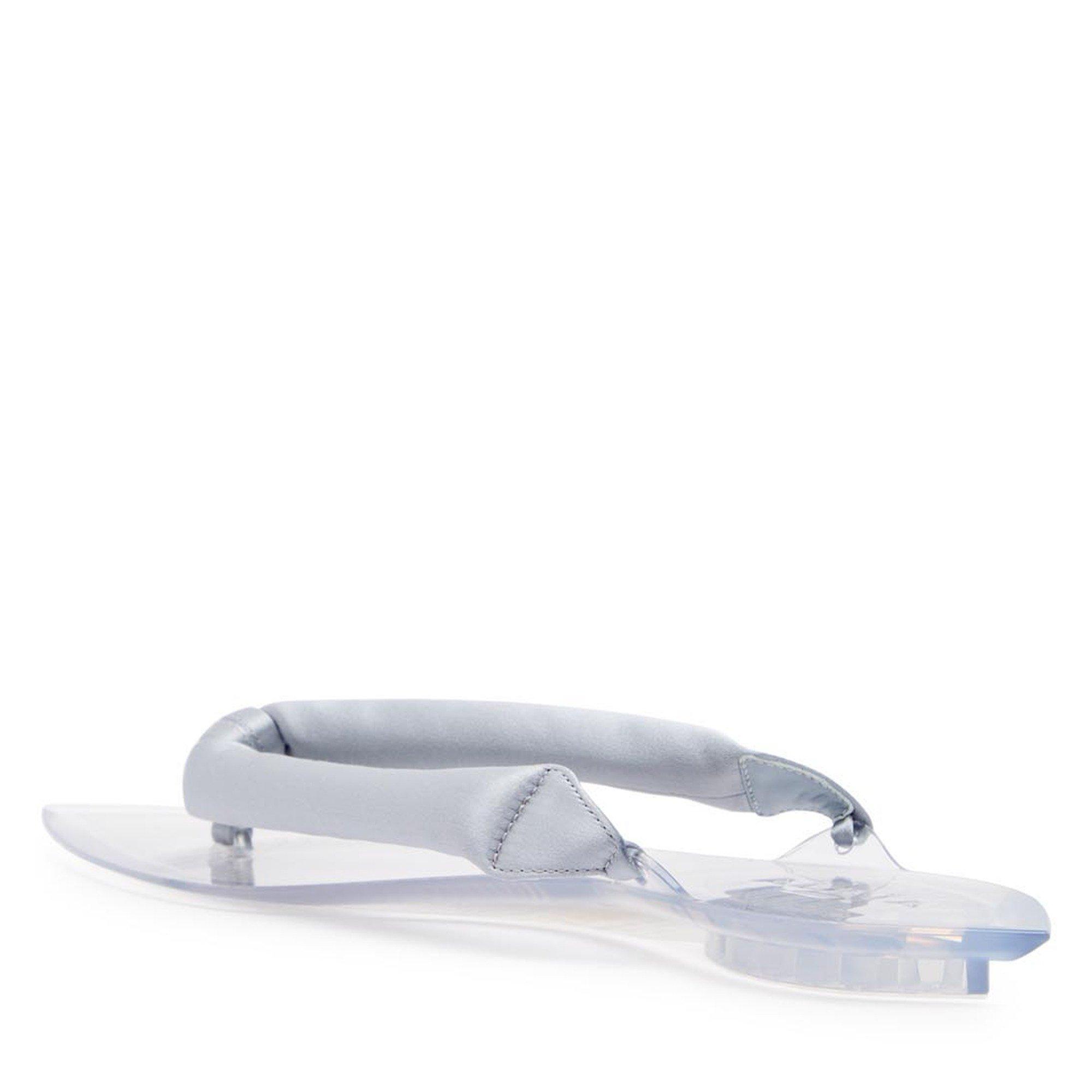 SILVER - Alaia - Women's Invisible Padded Flip Flops - 2