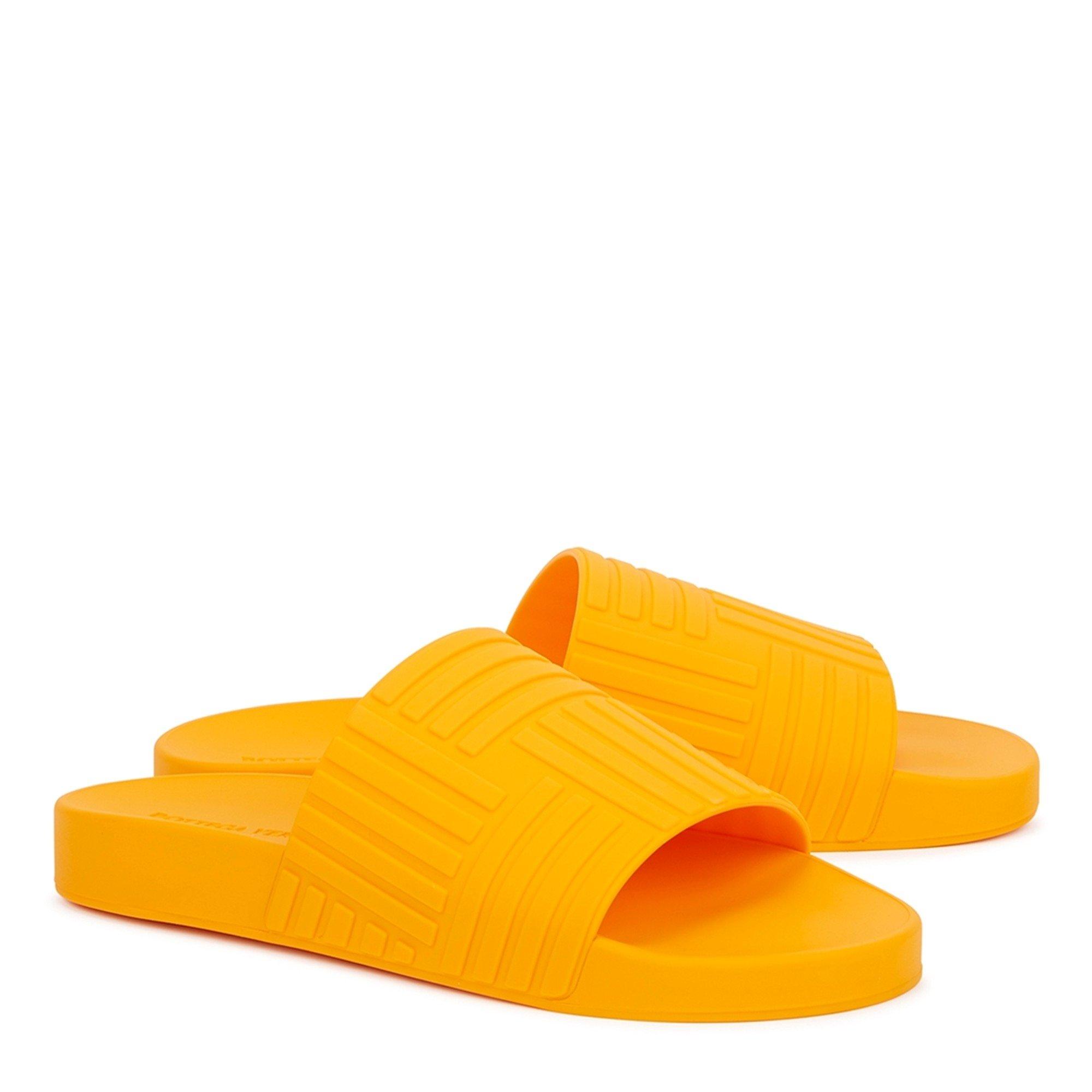 ORANGE - Bottega Veneta - Women's Rubber Pool Sliders - 2