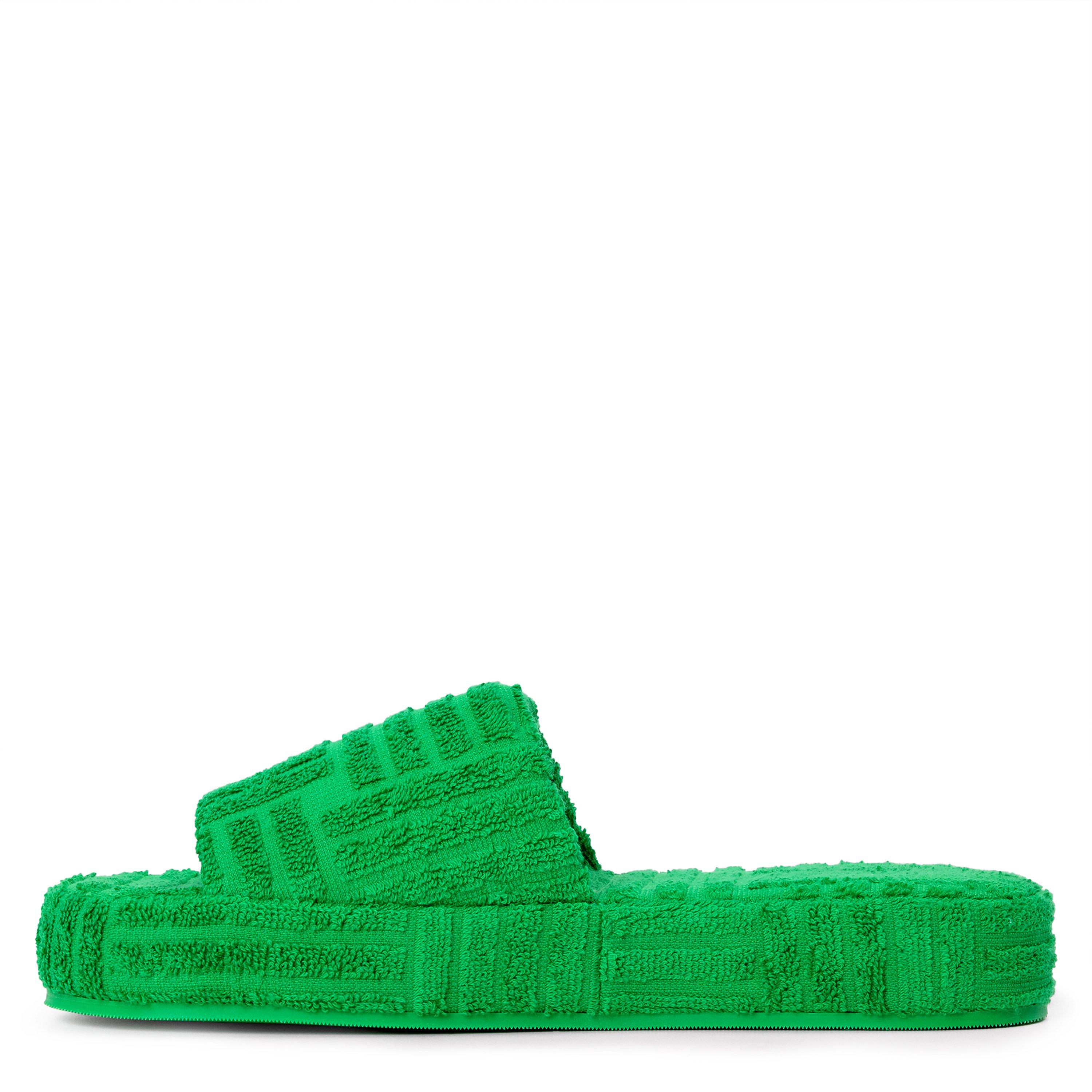 GREEN - Bottega Veneta - RESORT TERRY TOWEL SLIDE - 2