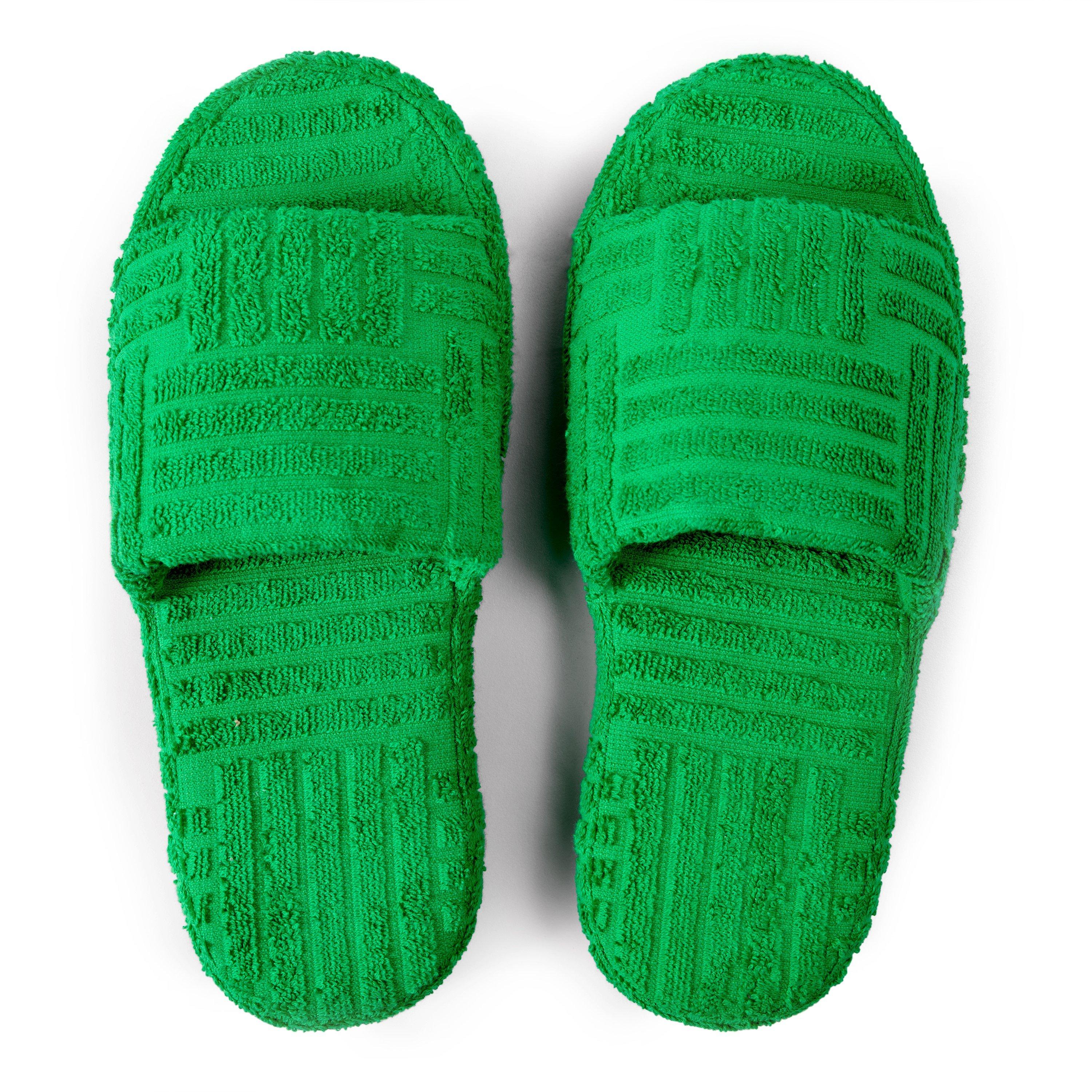 GREEN - Bottega Veneta - RESORT TERRY TOWEL SLIDE - 4