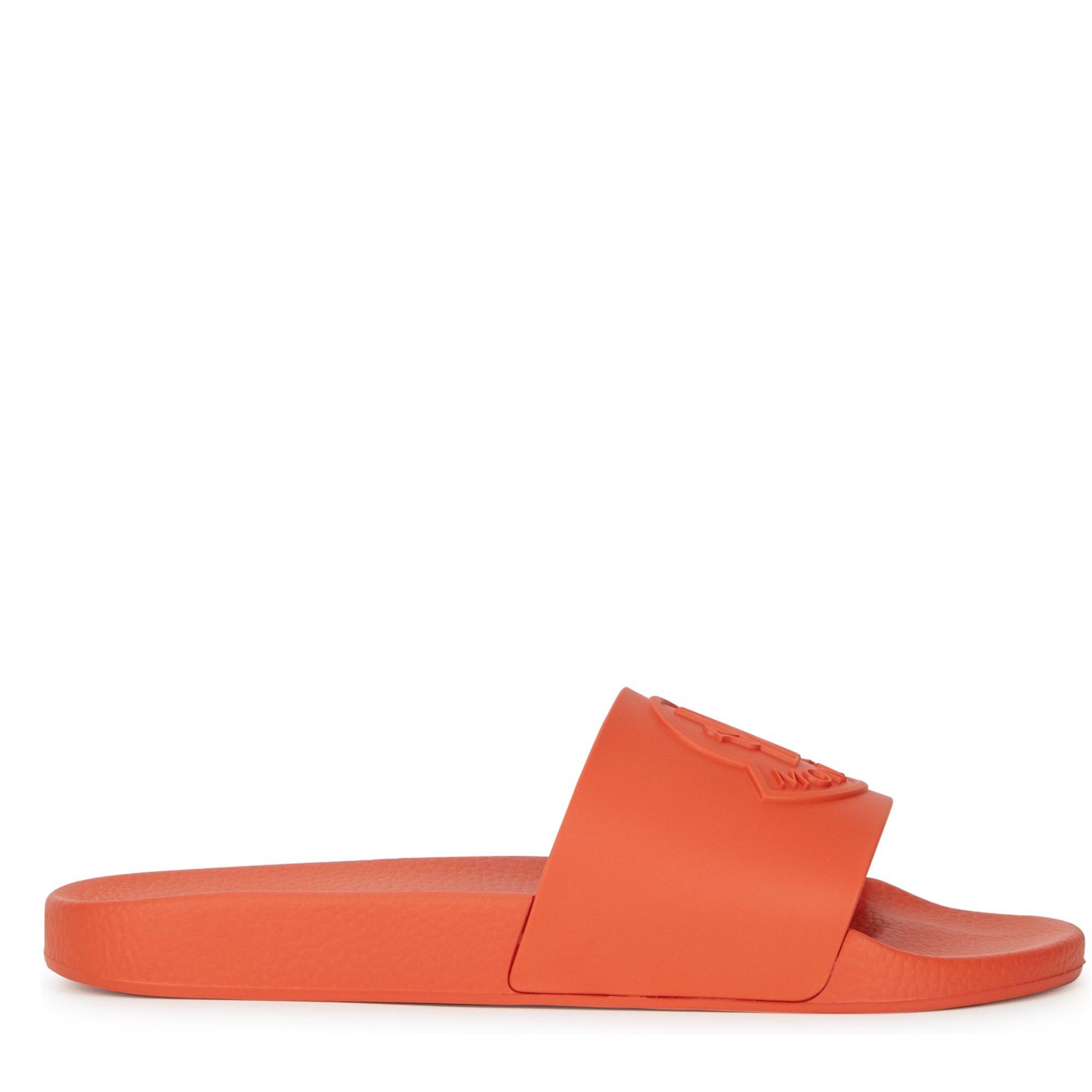 ORANGE - Moncler - MONC SLIDES BASILE LGO - 1