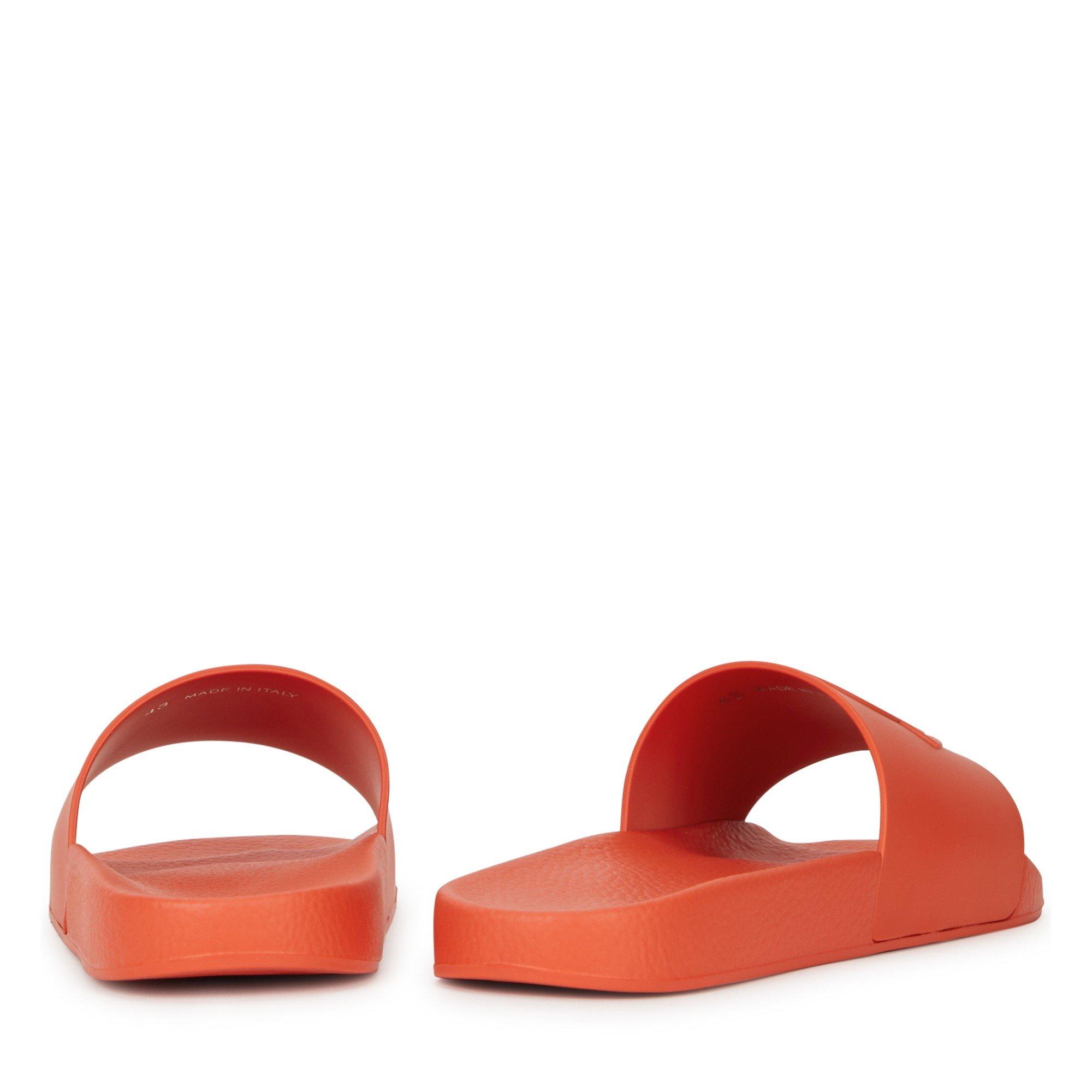ORANGE - Moncler - MONC SLIDES BASILE LGO - 4