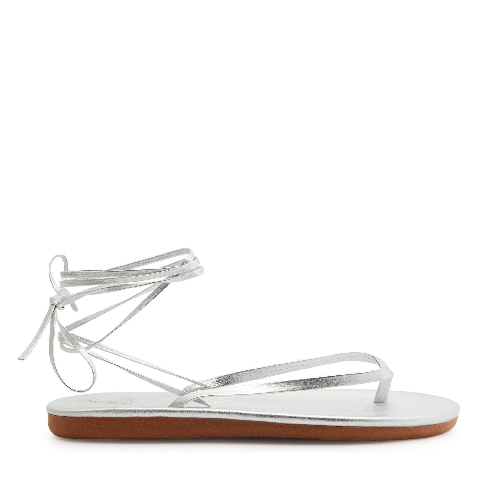 SILVER - Ancient Greek Sandals - SAHARA FLIP FLOP - 1