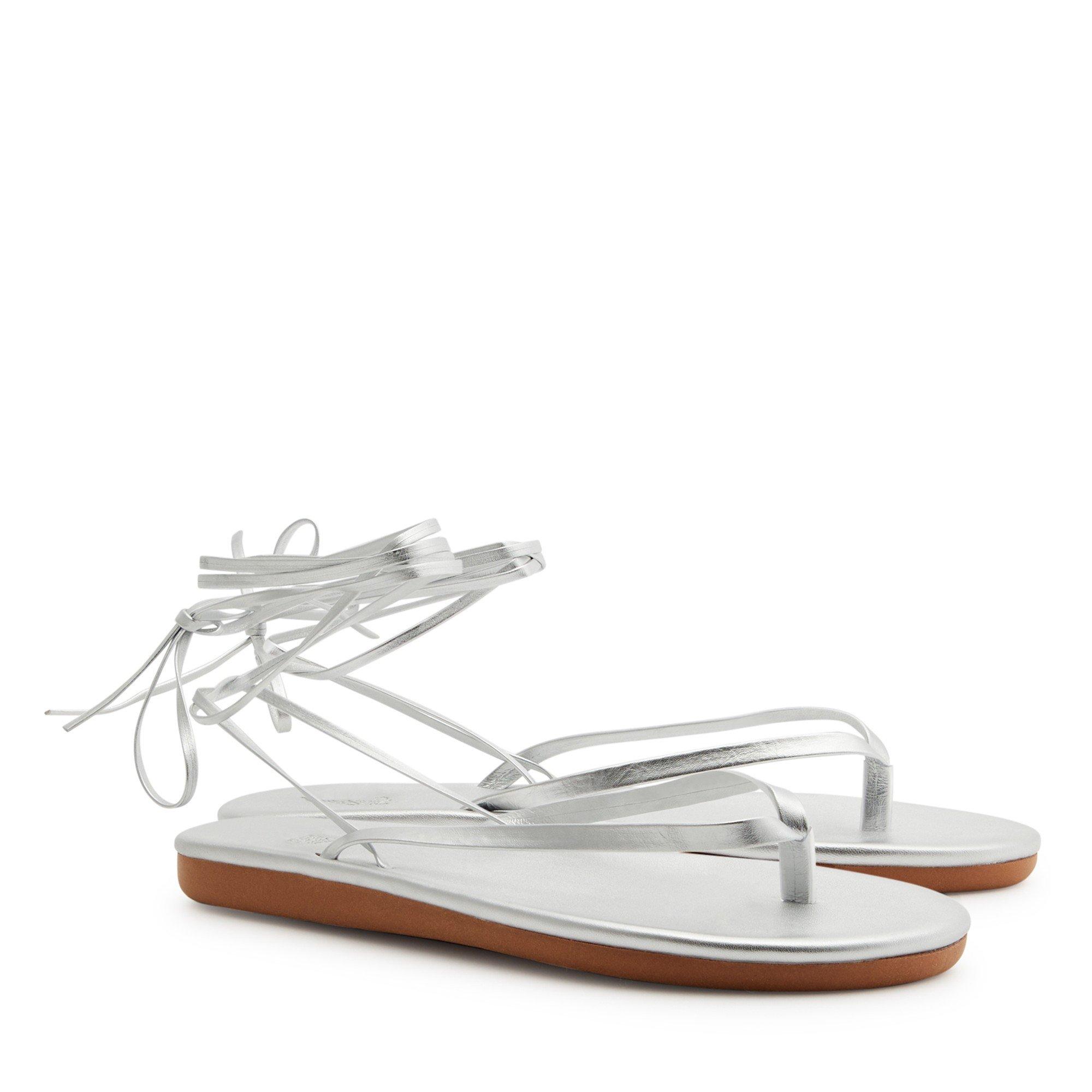 SILVER - Ancient Greek Sandals - SAHARA FLIP FLOP - 2
