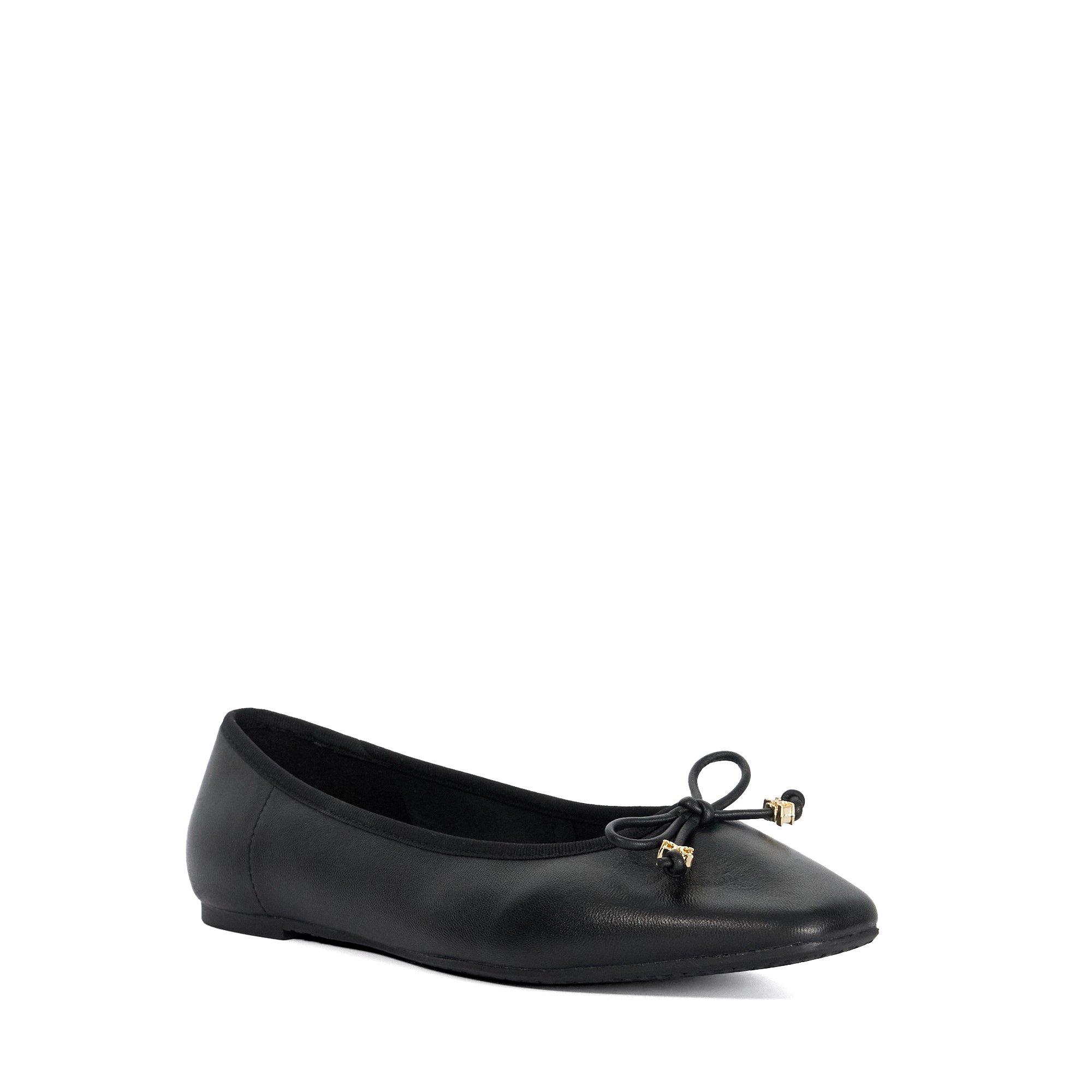 Black - Dune London - Women's Hennie Ballet Pump - 2