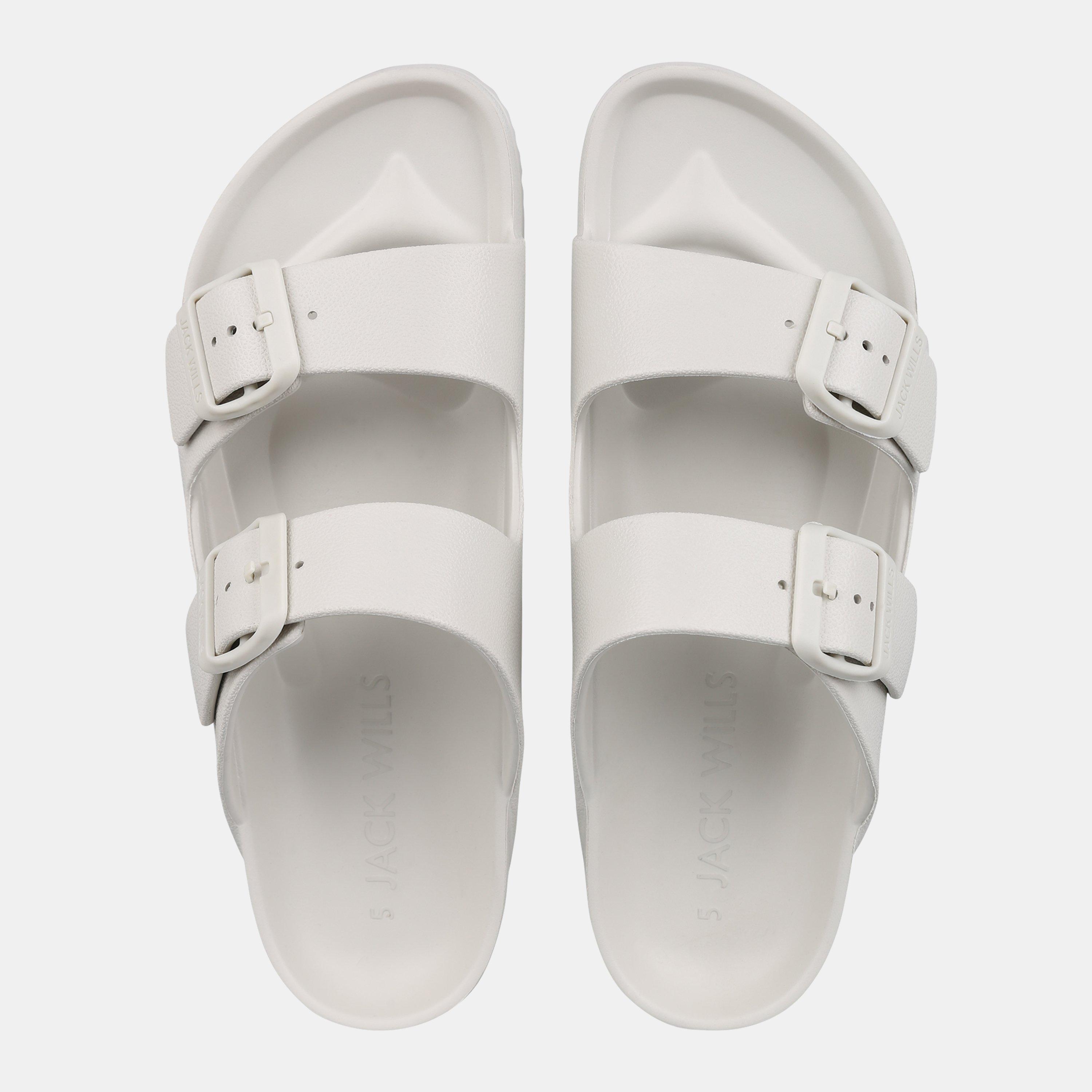 Onyx White - Jack Wills - Two Strap Sandals Womens - 4
