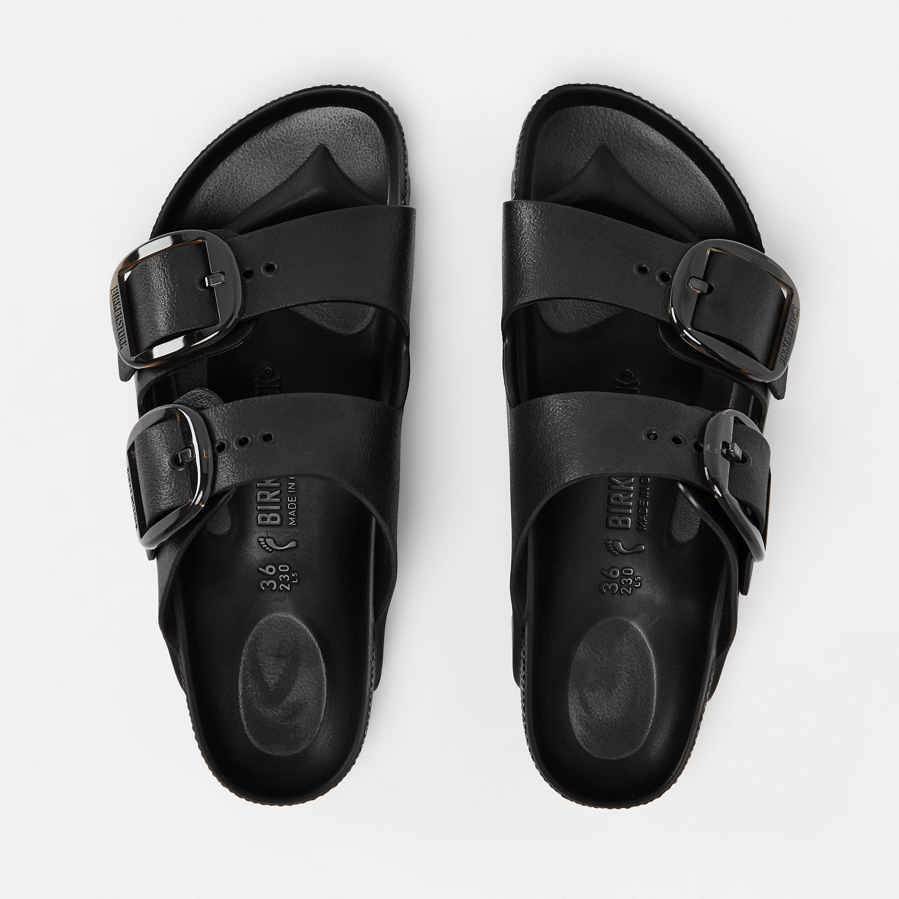 Black - Birkenstock - Arizona Big Buckle Sandals - 4