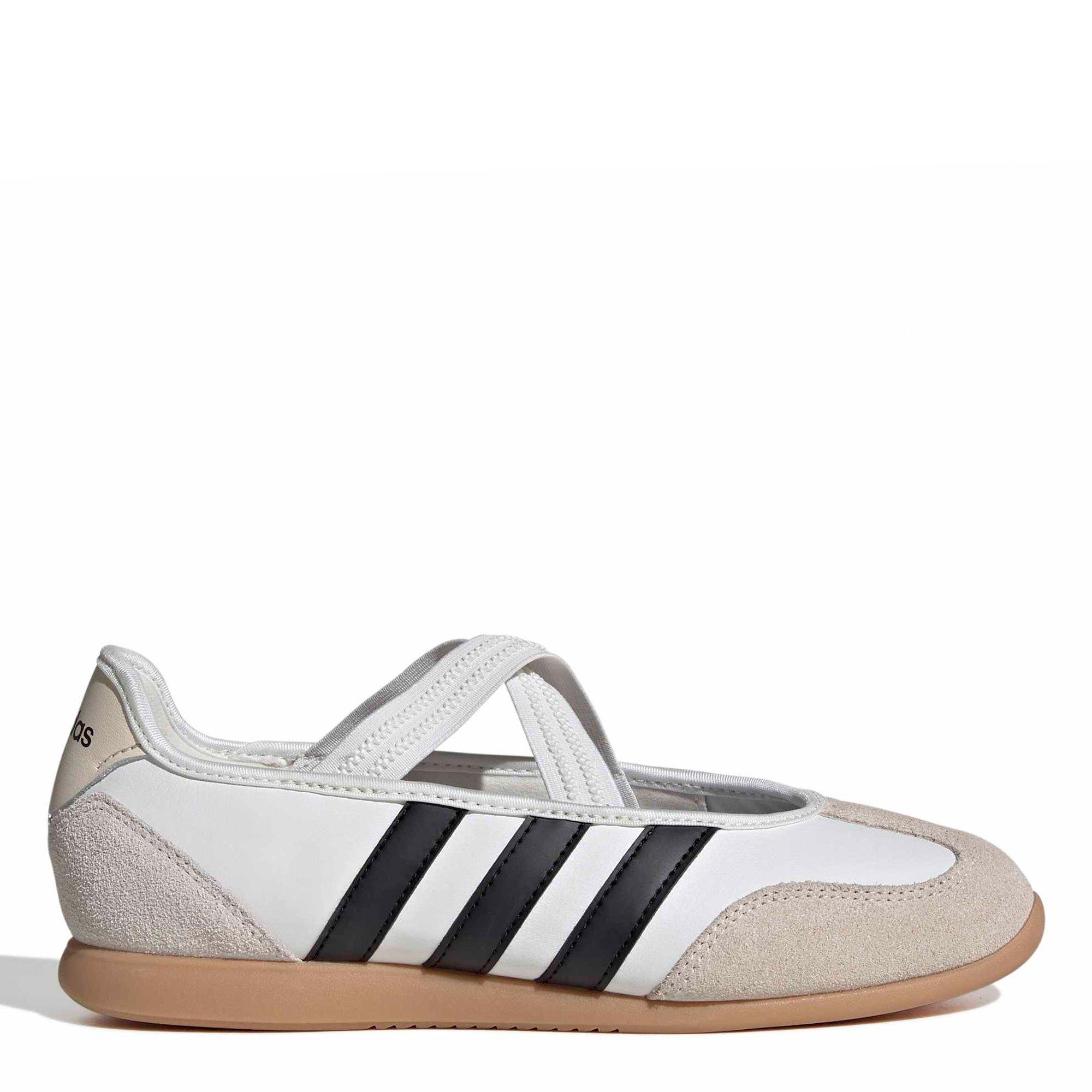 Wht/Blk/Gum 3 - adidas - Womens Court Trainers - 1