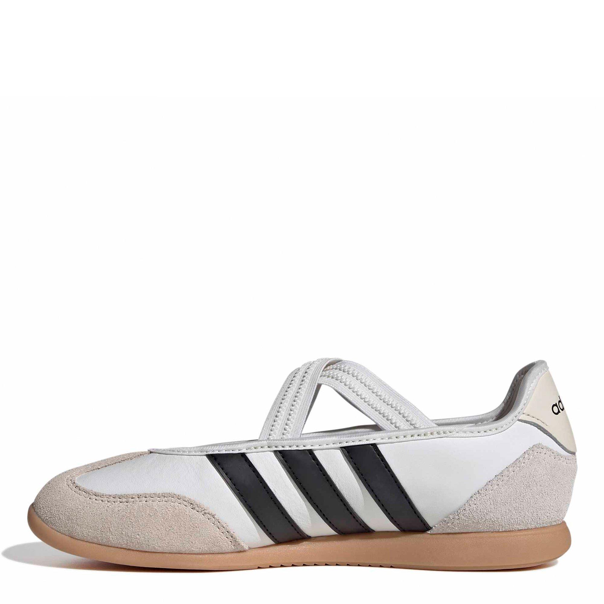 Wht/Blk/Gum 3 - adidas - Womens Court Trainers - 2