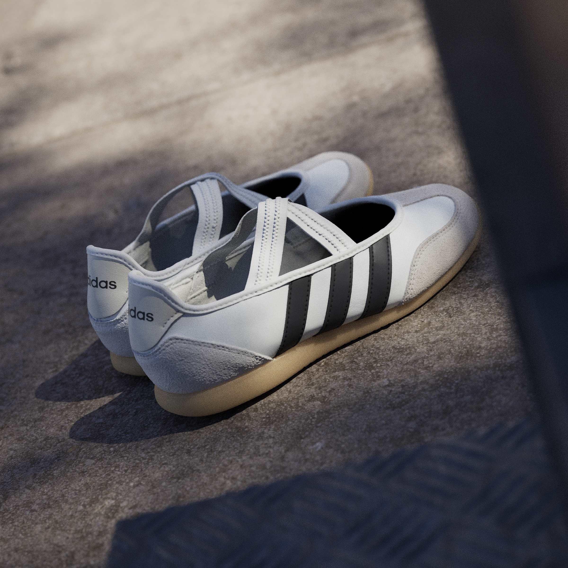 Wht/Blk/Gum 3 - adidas - Barreda Mary Jane Womens Shoes - 13