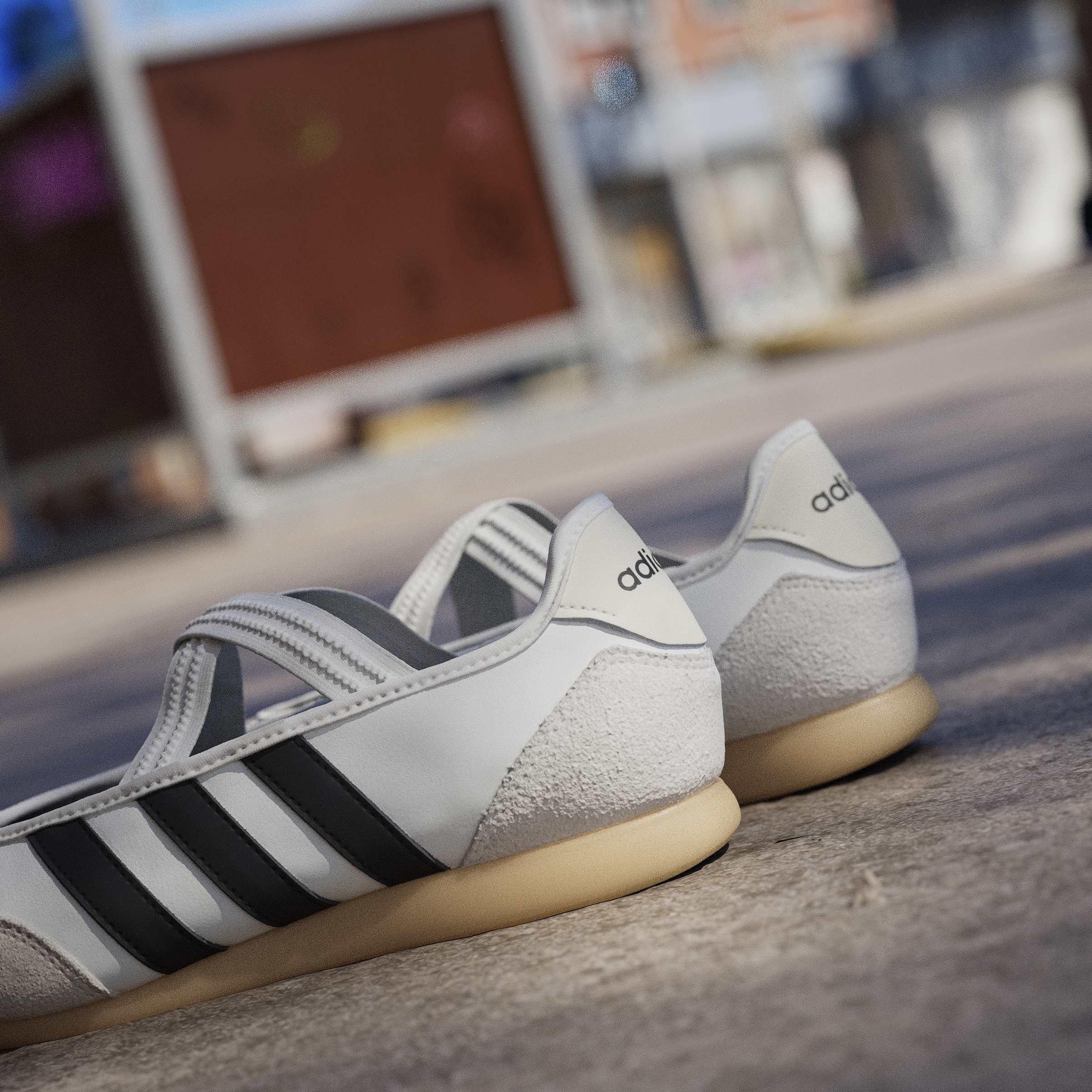 Wht/Blk/Gum 3 - adidas - Barreda Mary Jane Womens Shoes - 16