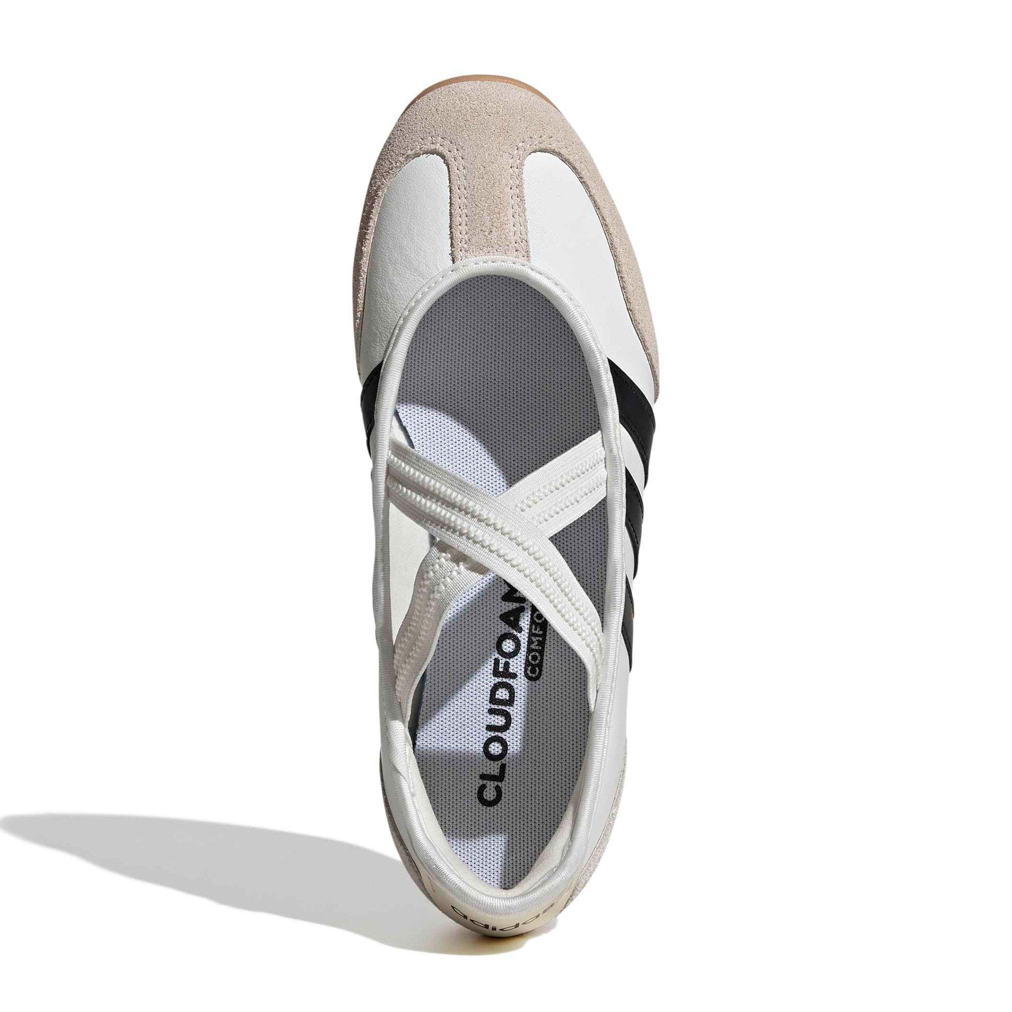 Wht/Blk/Gum 3 - adidas - Womens Court Trainers - 3