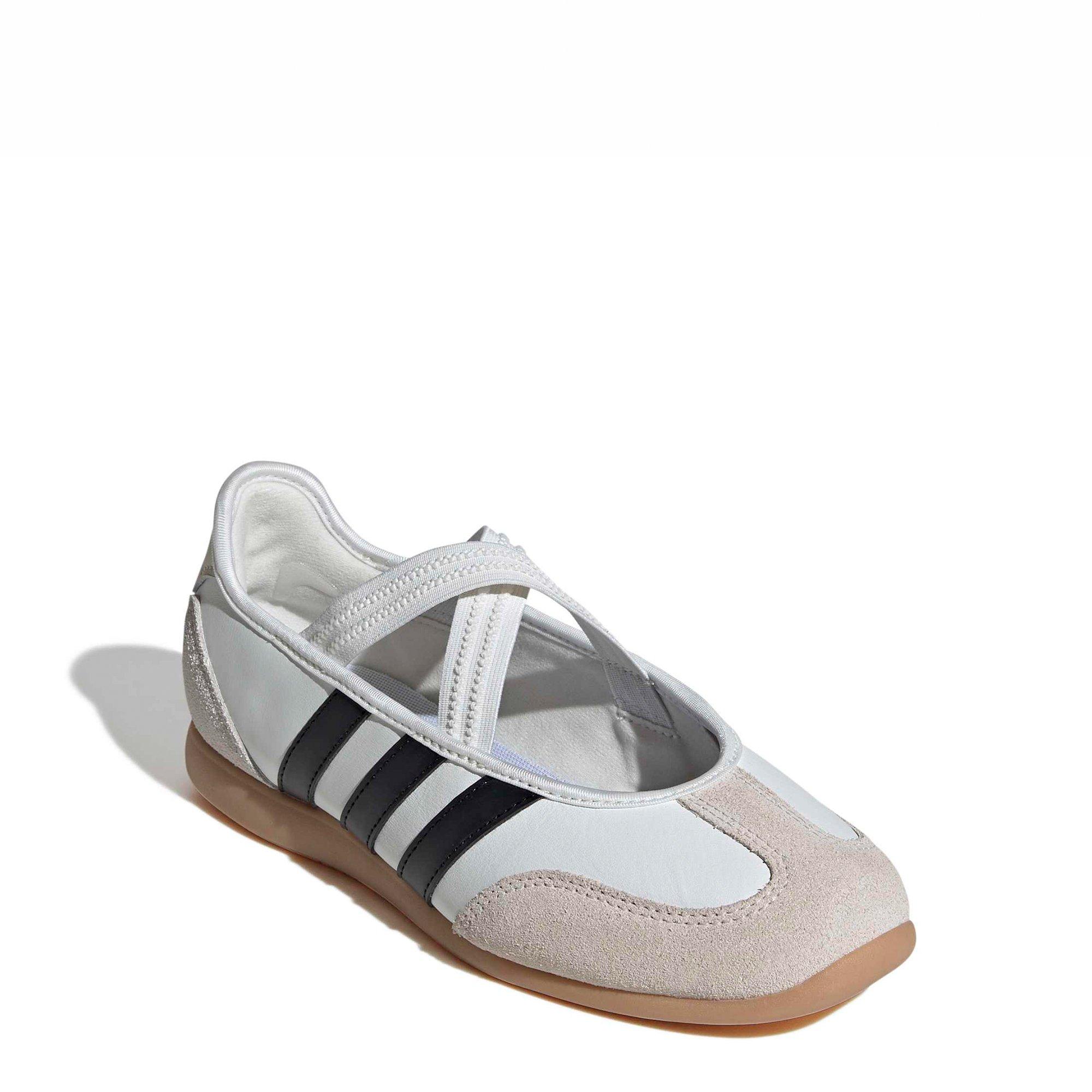 Wht/Blk/Gum 3 - adidas - Womens Court Trainers - 5