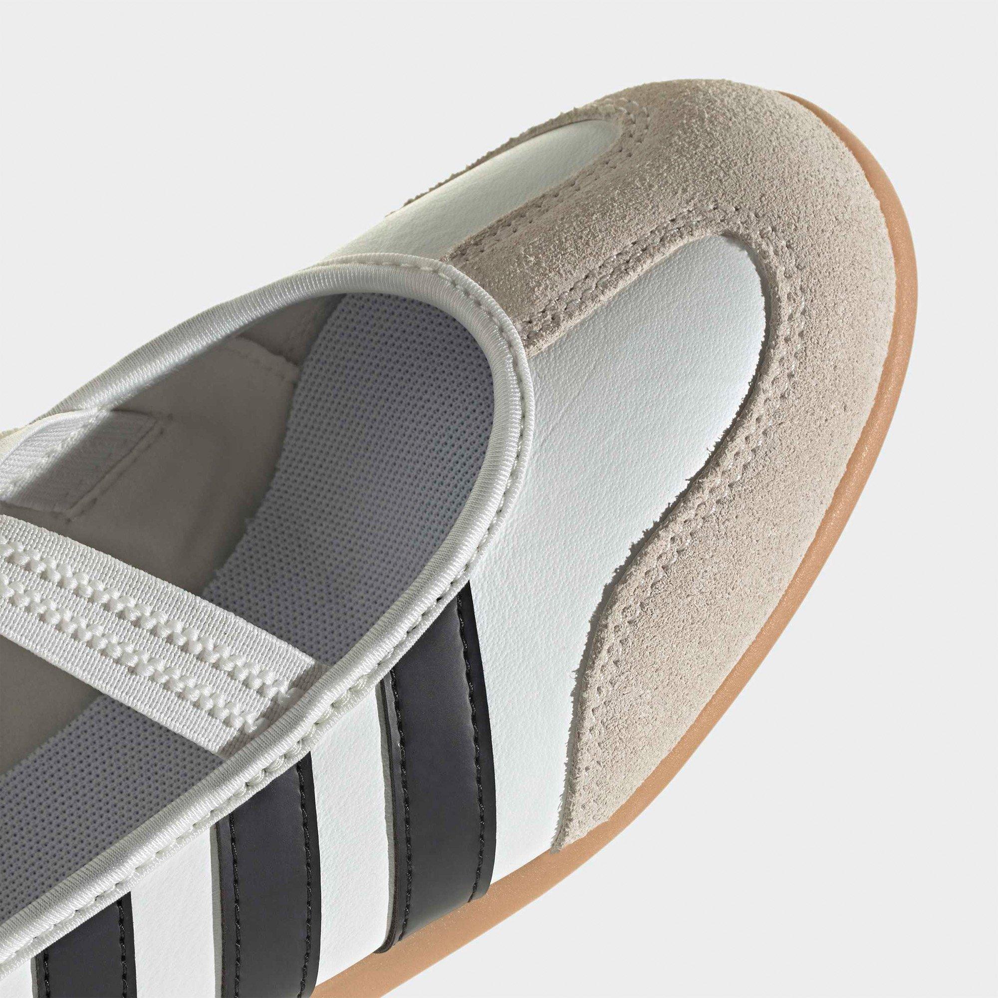 Wht/Blk/Gum 3 - adidas - Womens Court Trainers - 7