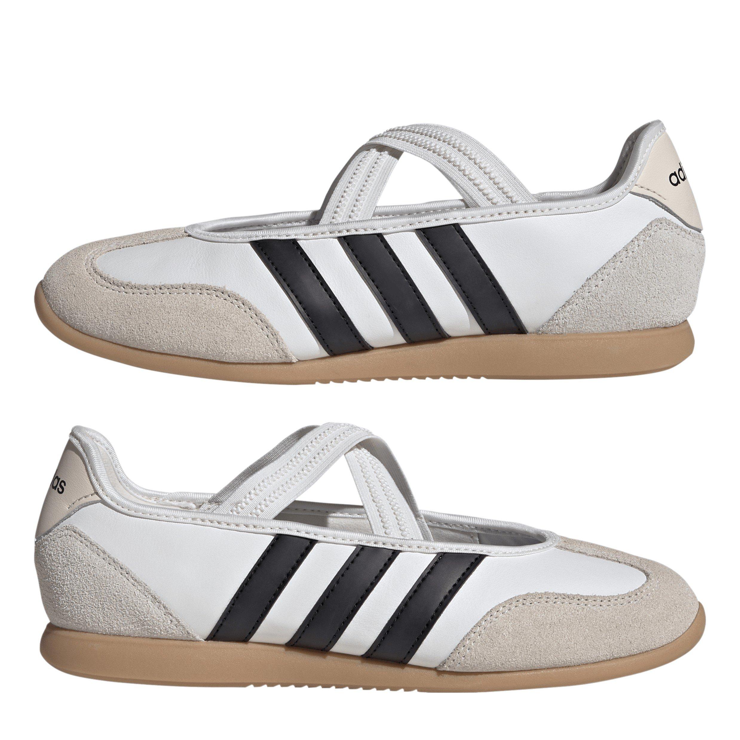 Wht/Blk/Gum 3 - adidas - Womens Court Trainers - 9