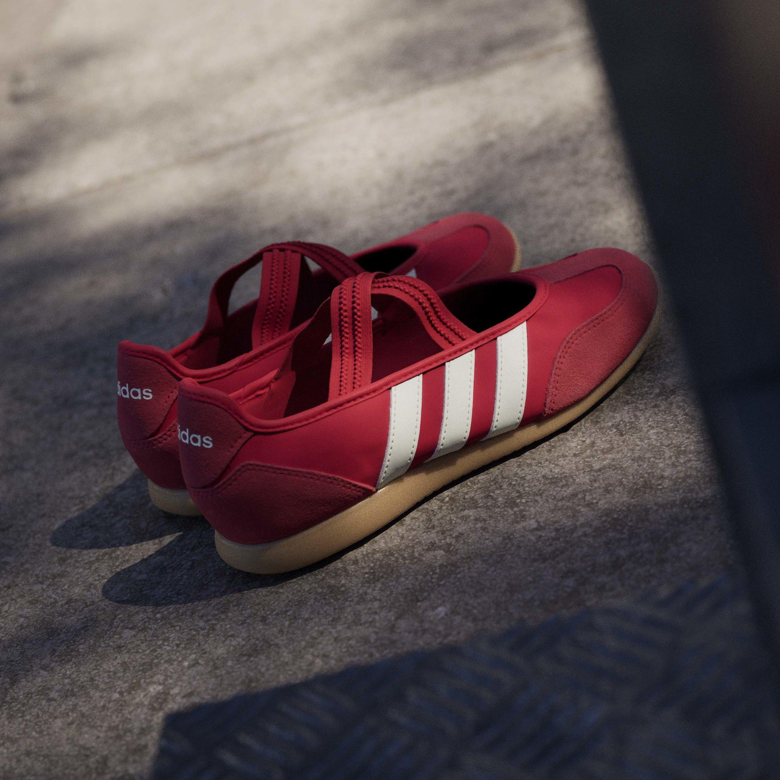 Scarlet/Gum 3 - adidas - Barreda Mary Jane Womens Shoes - 13