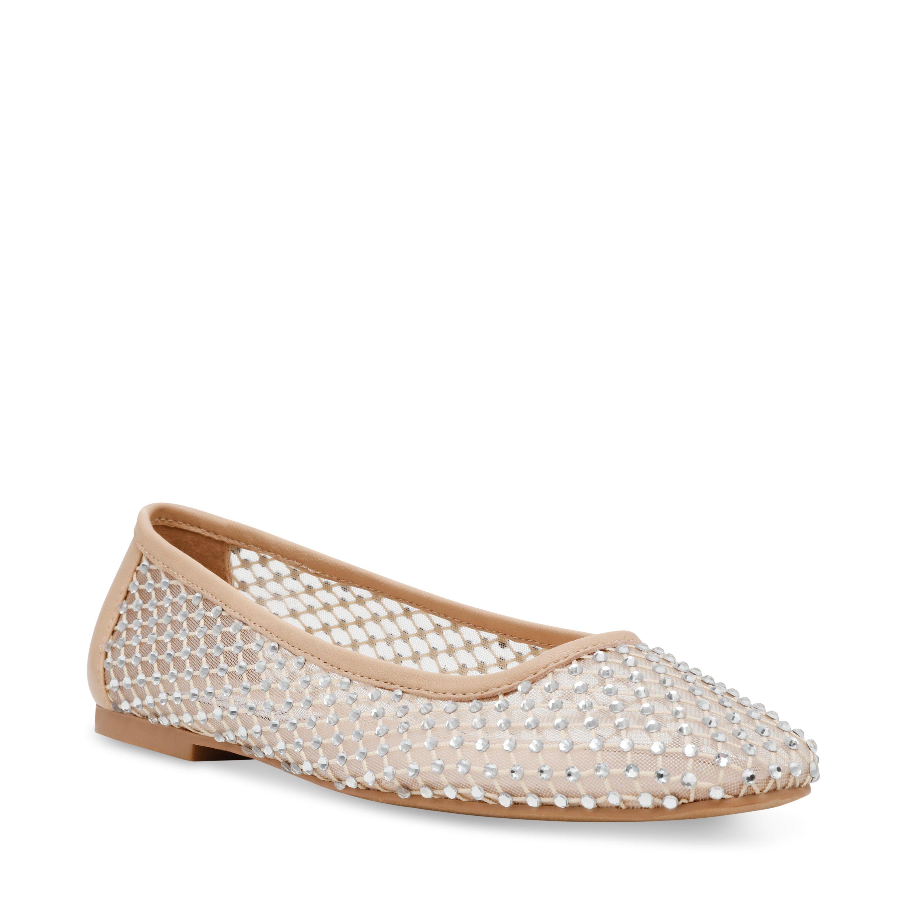 Tan Mesh - Steve Madden - Women's Auden Ballet Pumps - 2