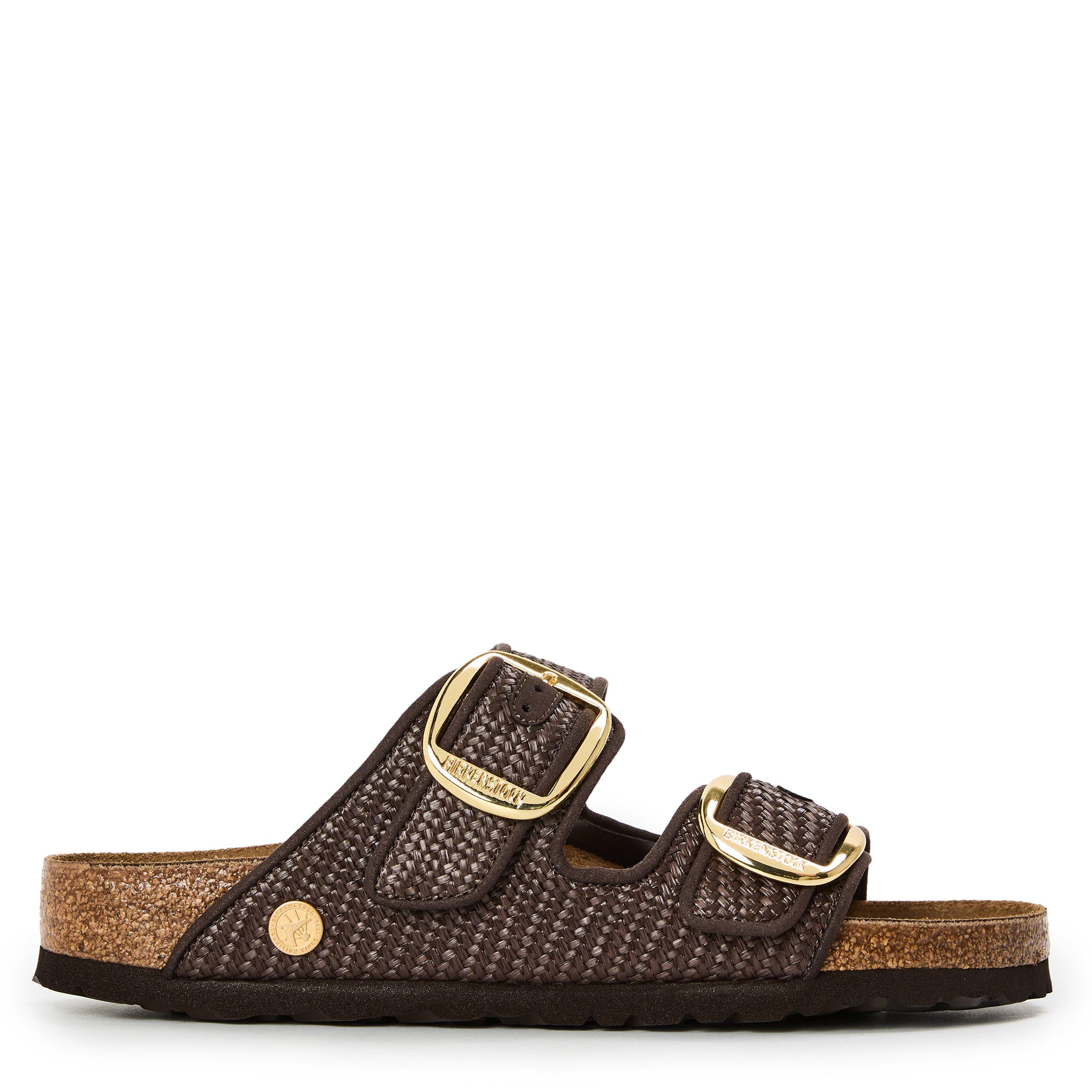 Birkenstock Women's Arizona Big Buckle Textile Flat Sandals - Carafe - 39 (5.5)