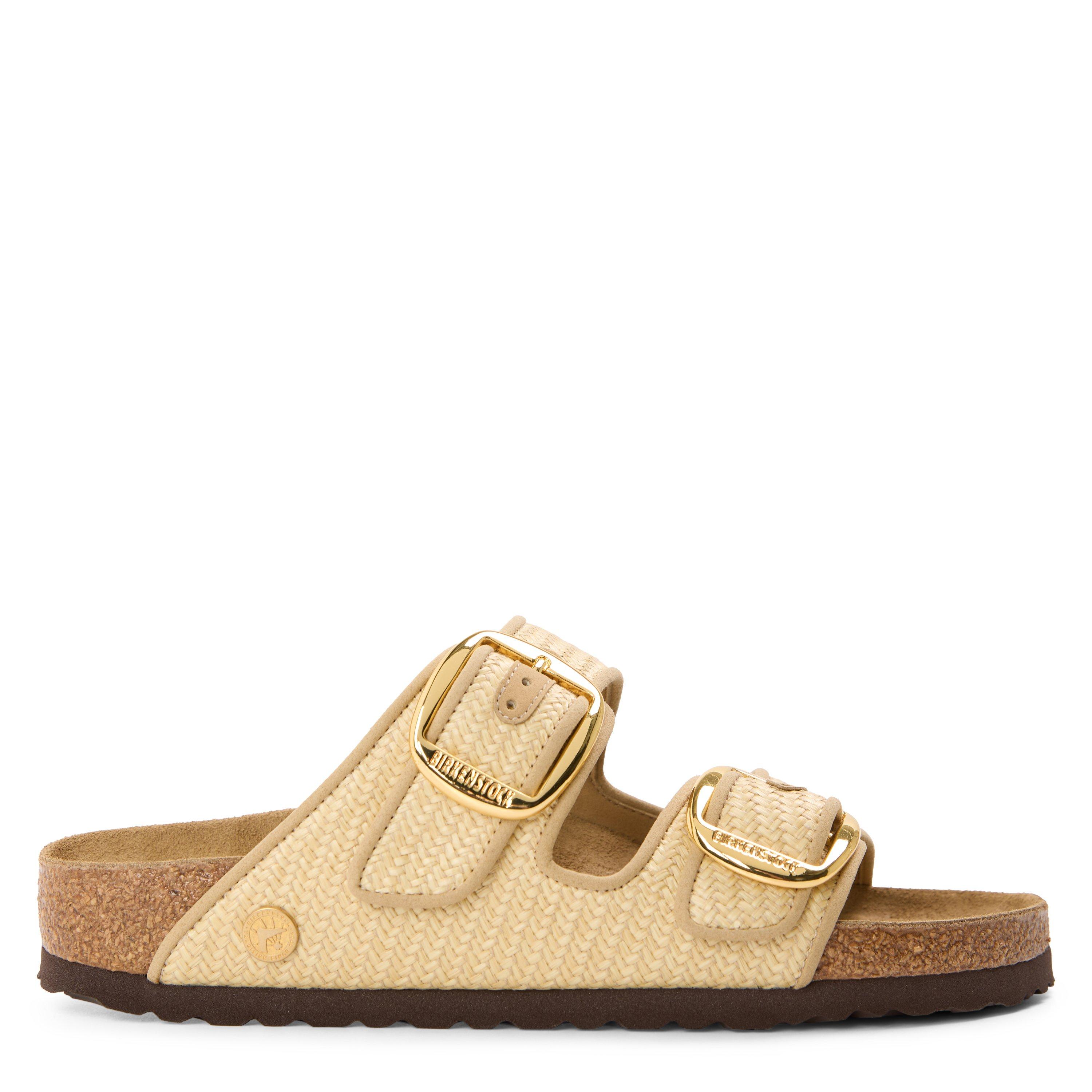 Natural - Birkenstock - Women's Arizona Big Buckle Textile Flat Sandals - 1