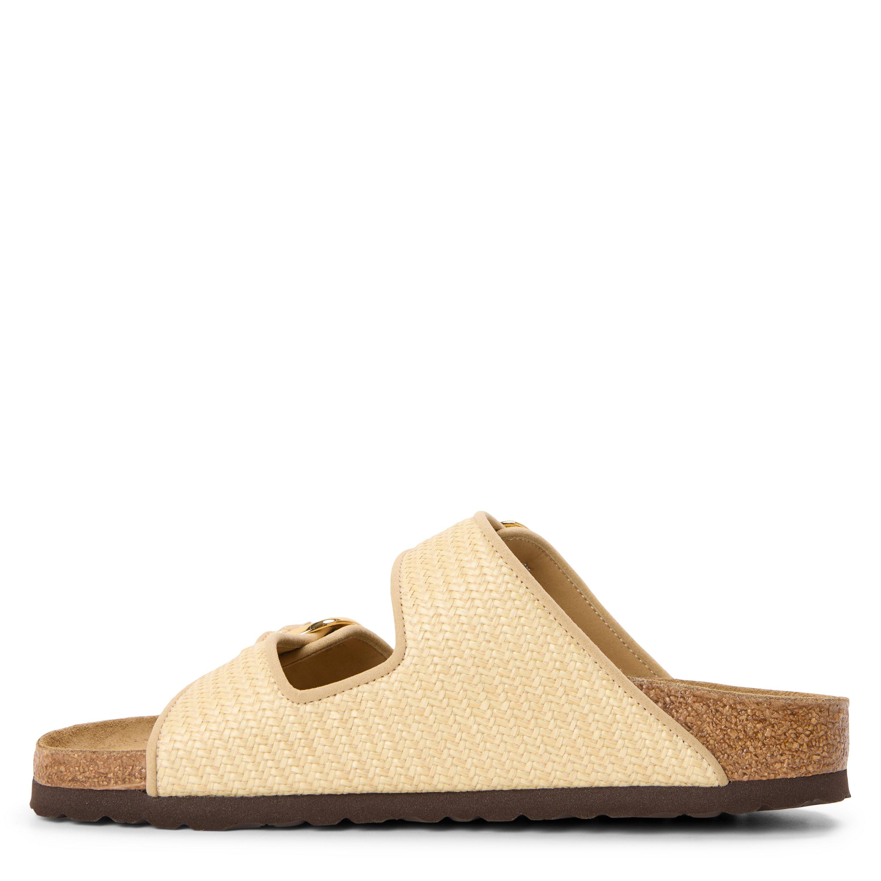 Natural - Birkenstock - Women's Arizona Big Buckle Textile Flat Sandals - 2