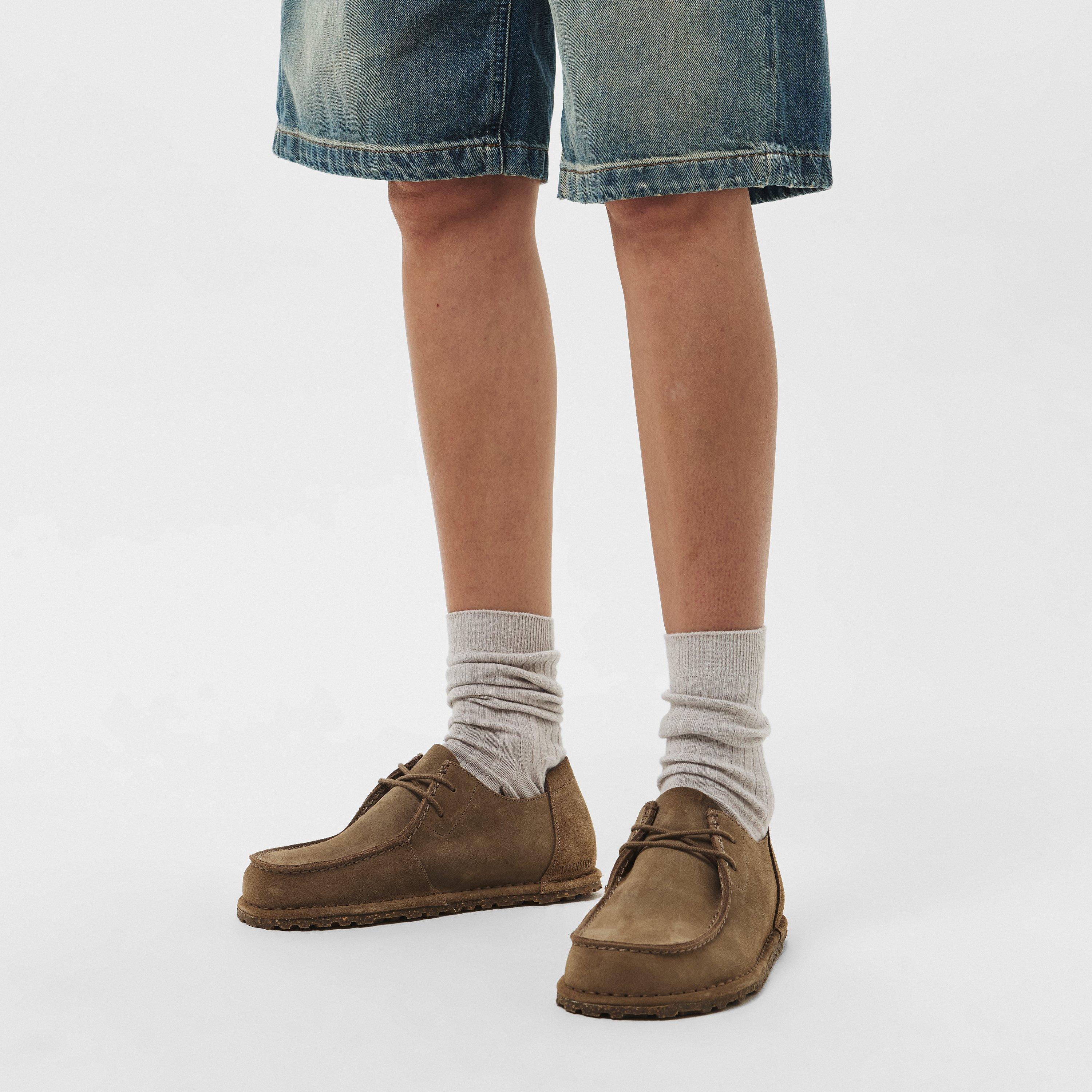 Grey Taupe - Birkenstock - Women's Utti Lace Boat Shoes - 3