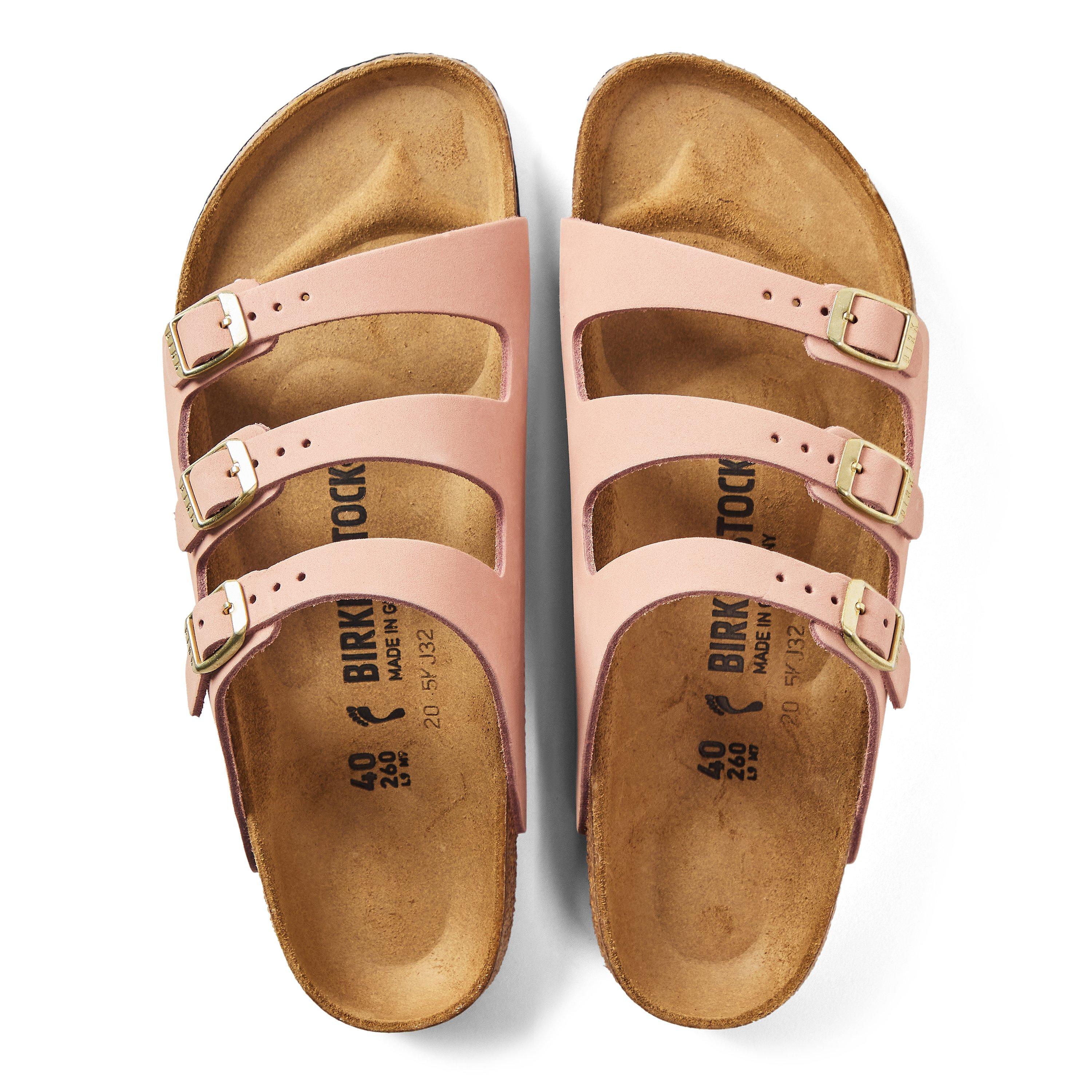 Soft Pink - Birkenstock - Women's Florida Hex Flat Sandals - 5