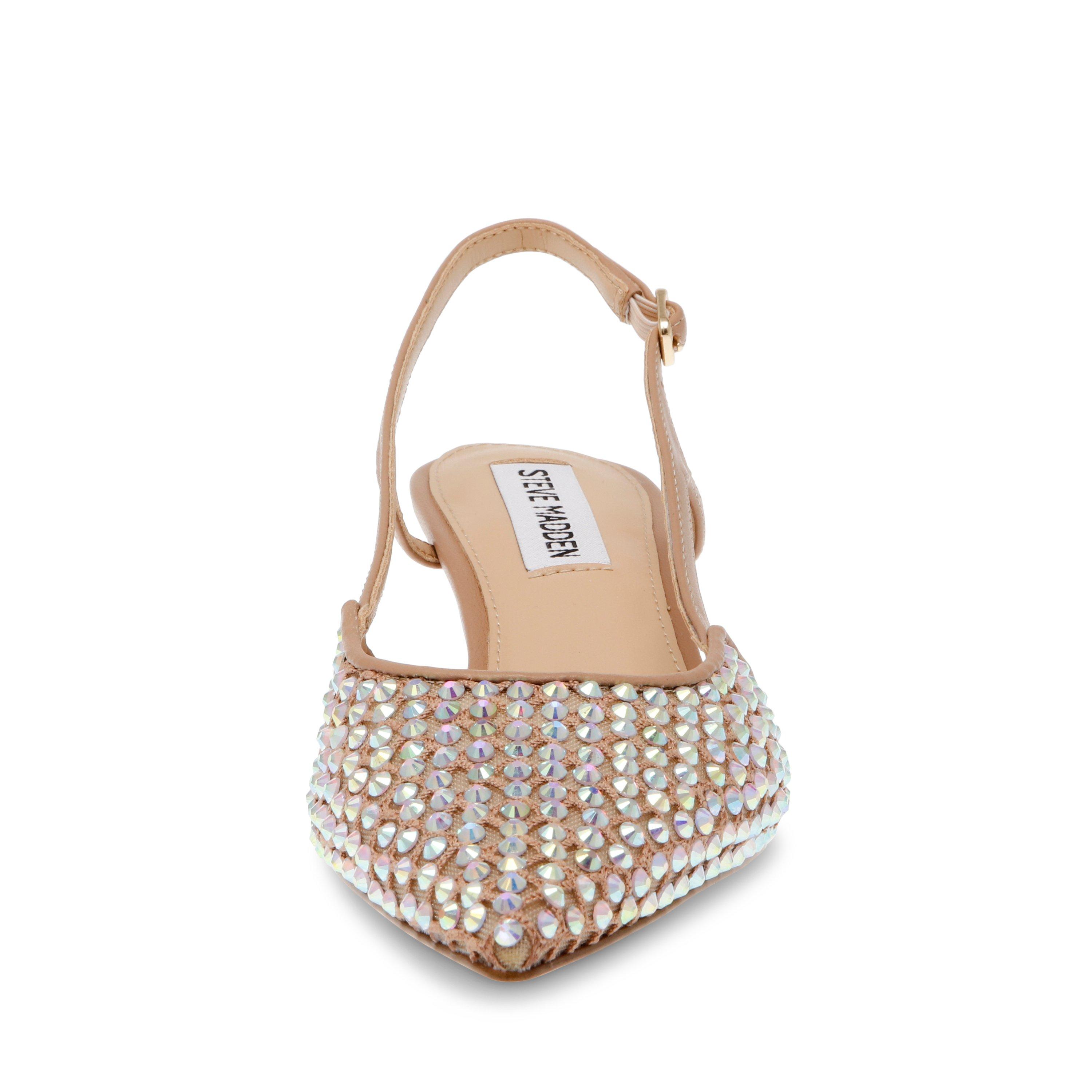 Clr Rhinestone - Steve Madden - Women's Legaci Rhinestone Heeled Mule - 4