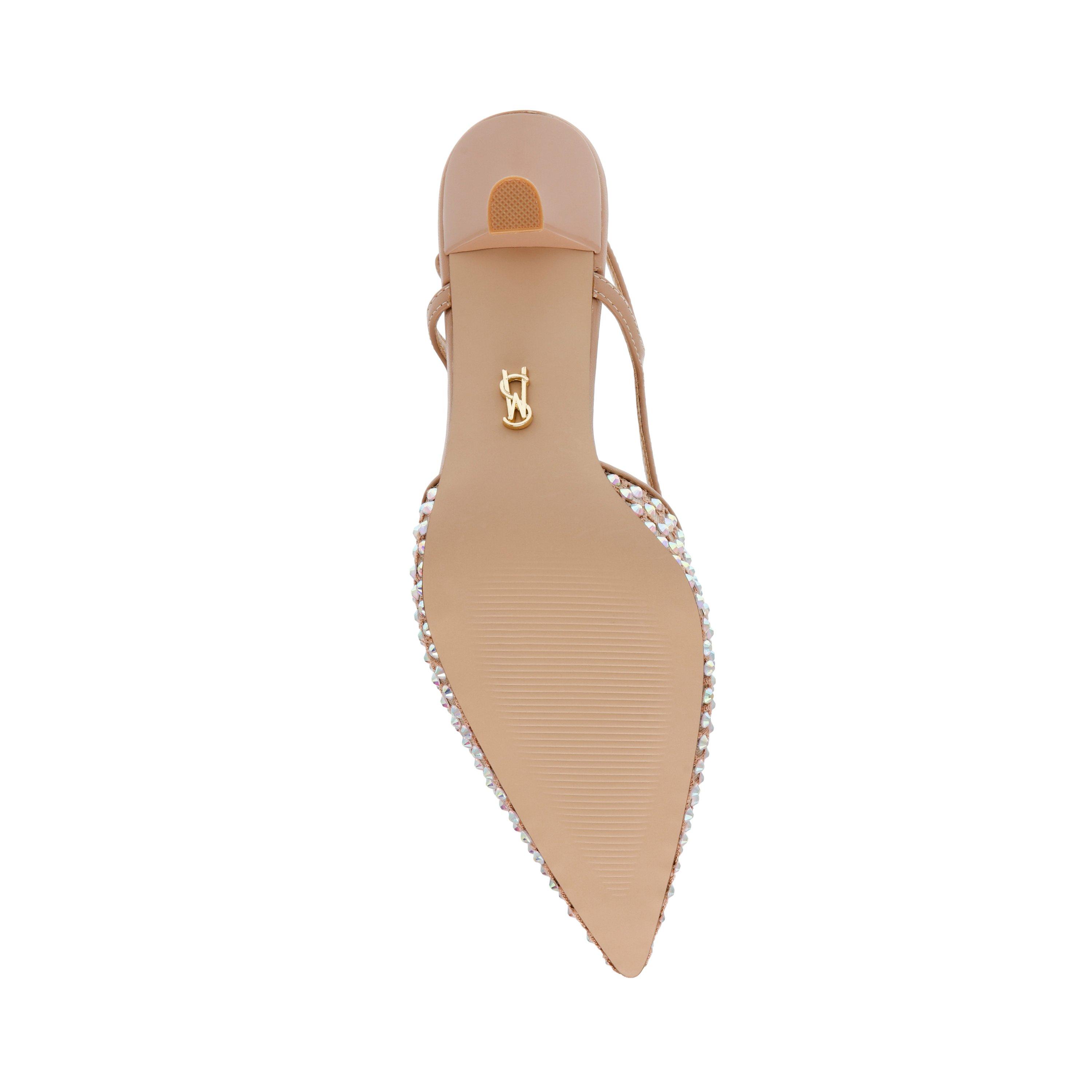 Clr Rhinestone - Steve Madden - Women's Legaci Rhinestone Heeled Mule - 7