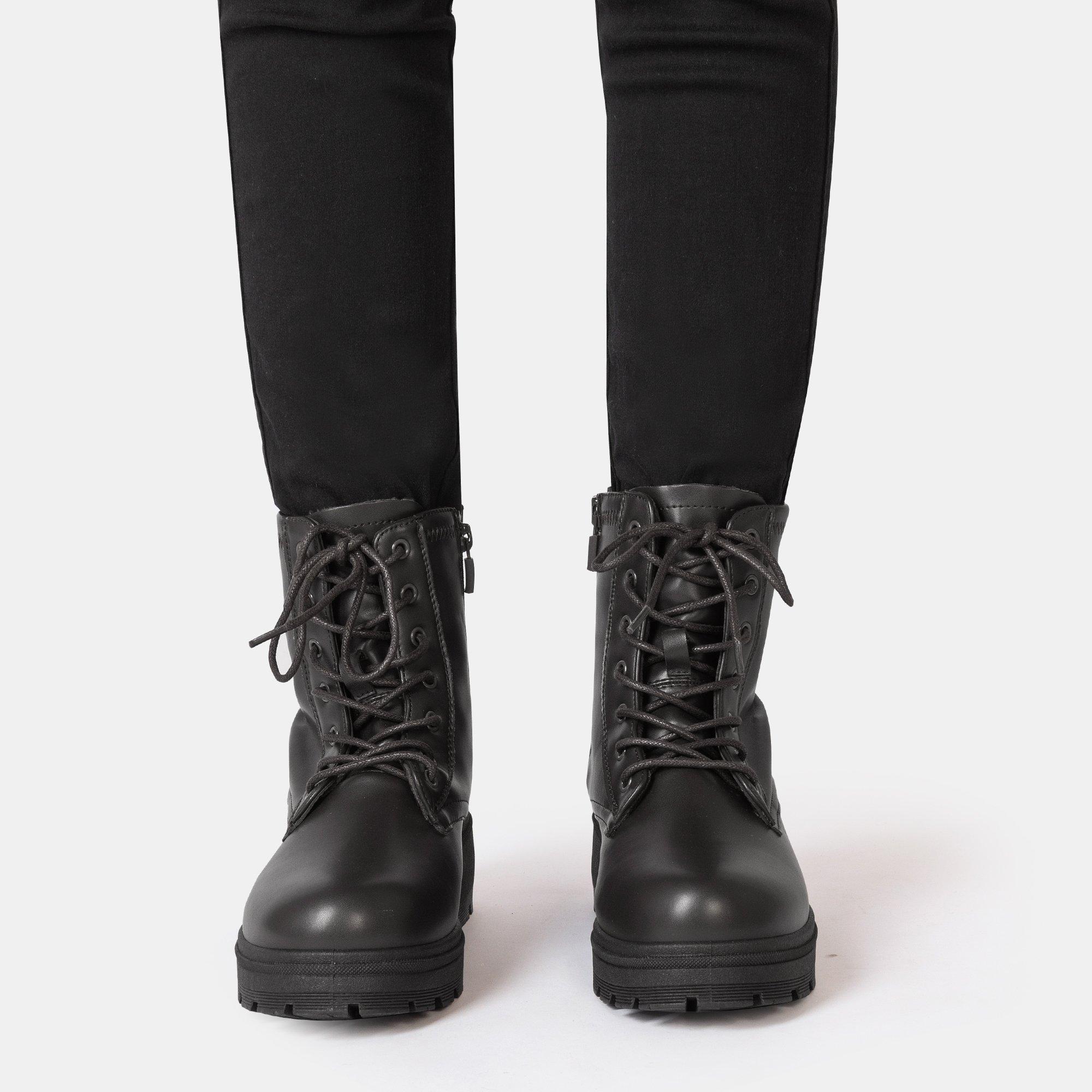 Preto - I Saw It First - SAW IT FIRST Biker Ankle Boots Women - 9