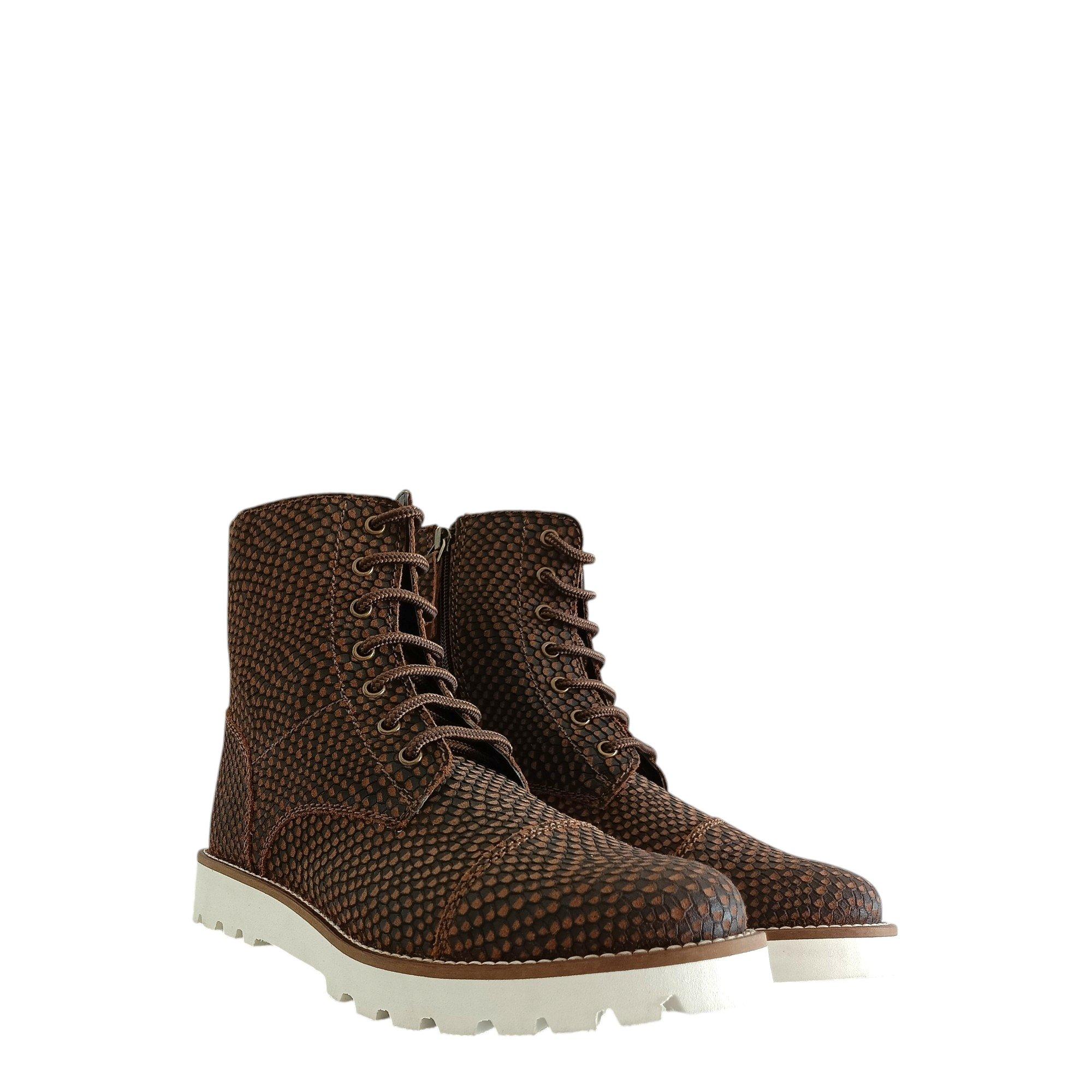 Brown - Firetrap - Lizzy Hiker Rugged Boots - 3