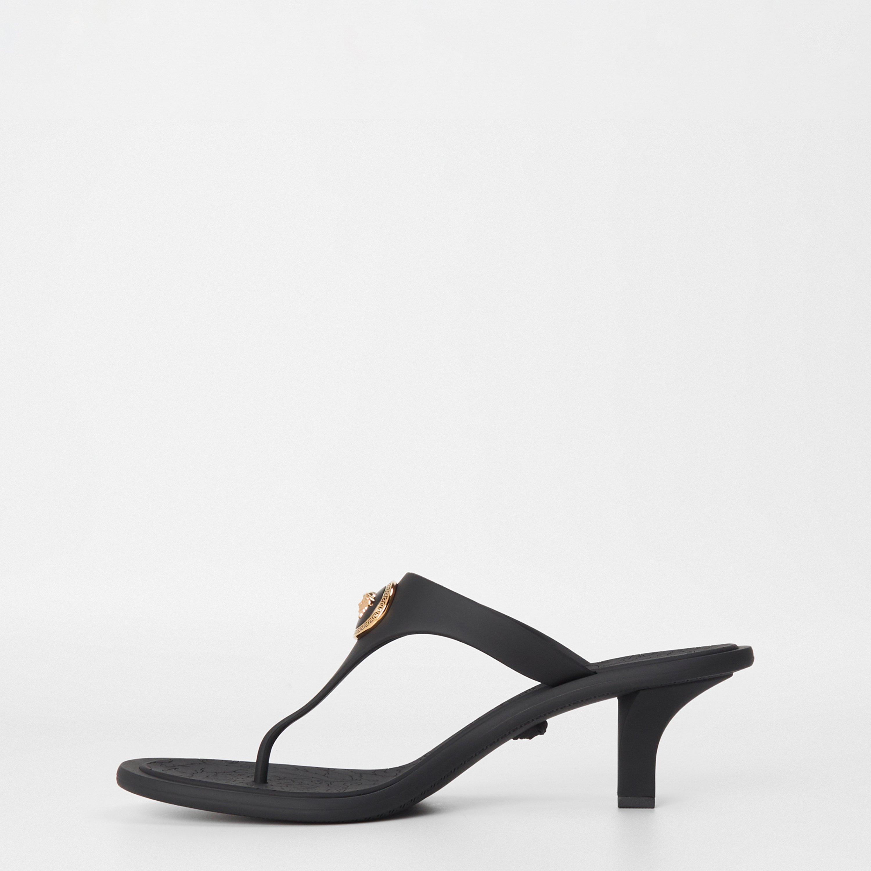 Black Gold - Versace - Women's Heeled Sandals - 2